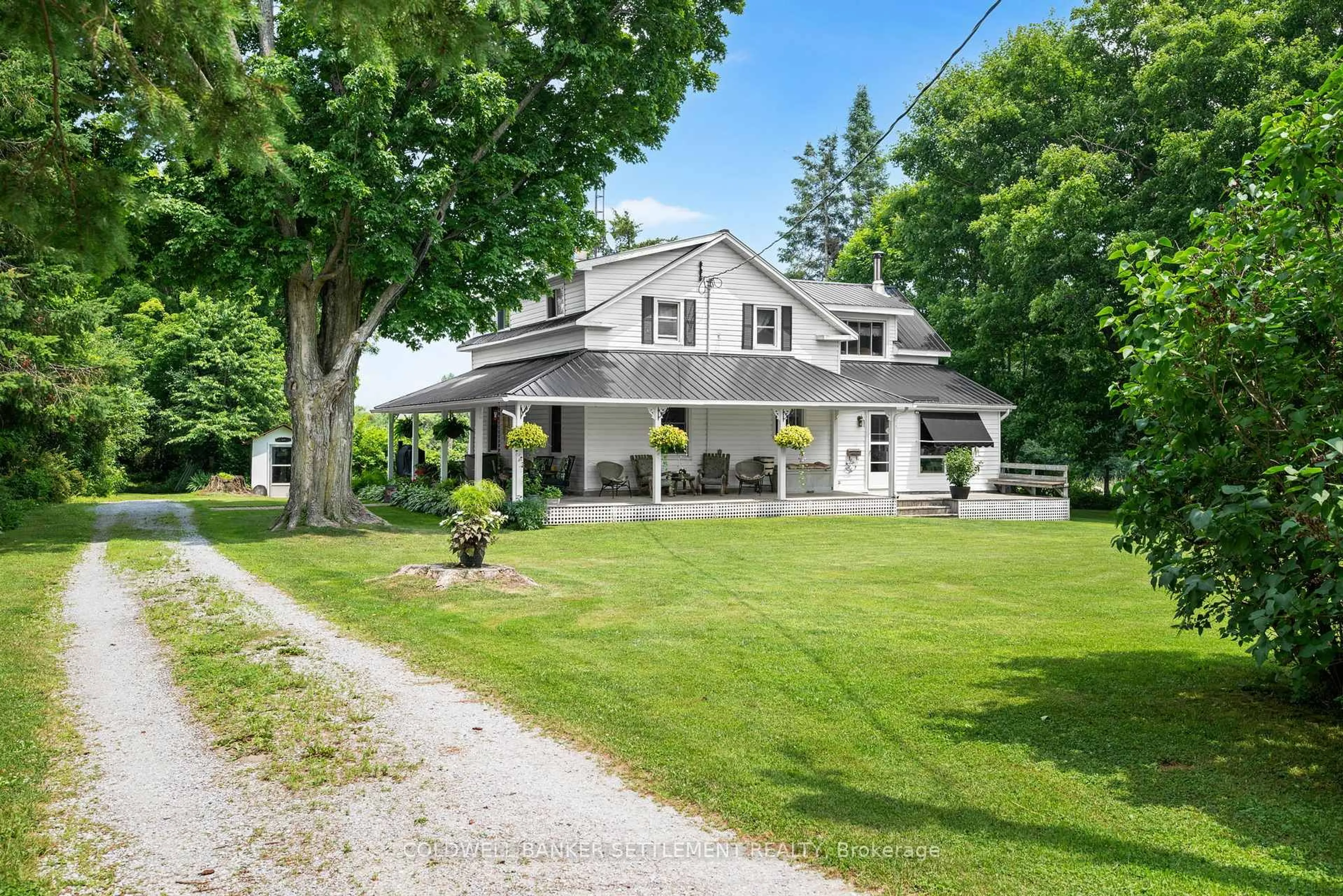 A pic from outside/outdoor area/front of a property/back of a property/a pic from drone, street for 394 Elliott Rd, Perth Ontario K7H 3C9