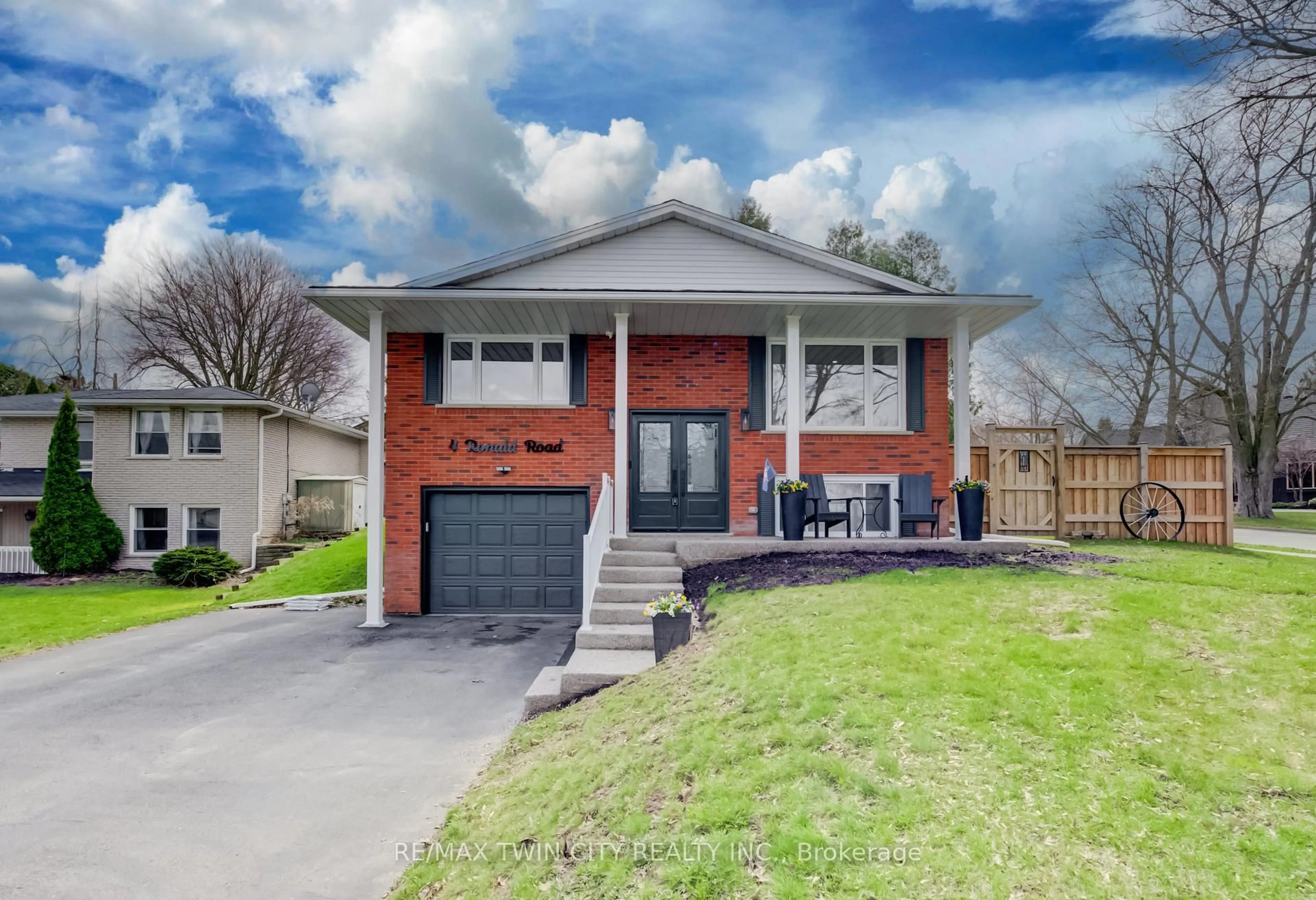 Home with brick exterior material, street for 4 Ronald Rd, Cambridge Ontario N1S 4N1