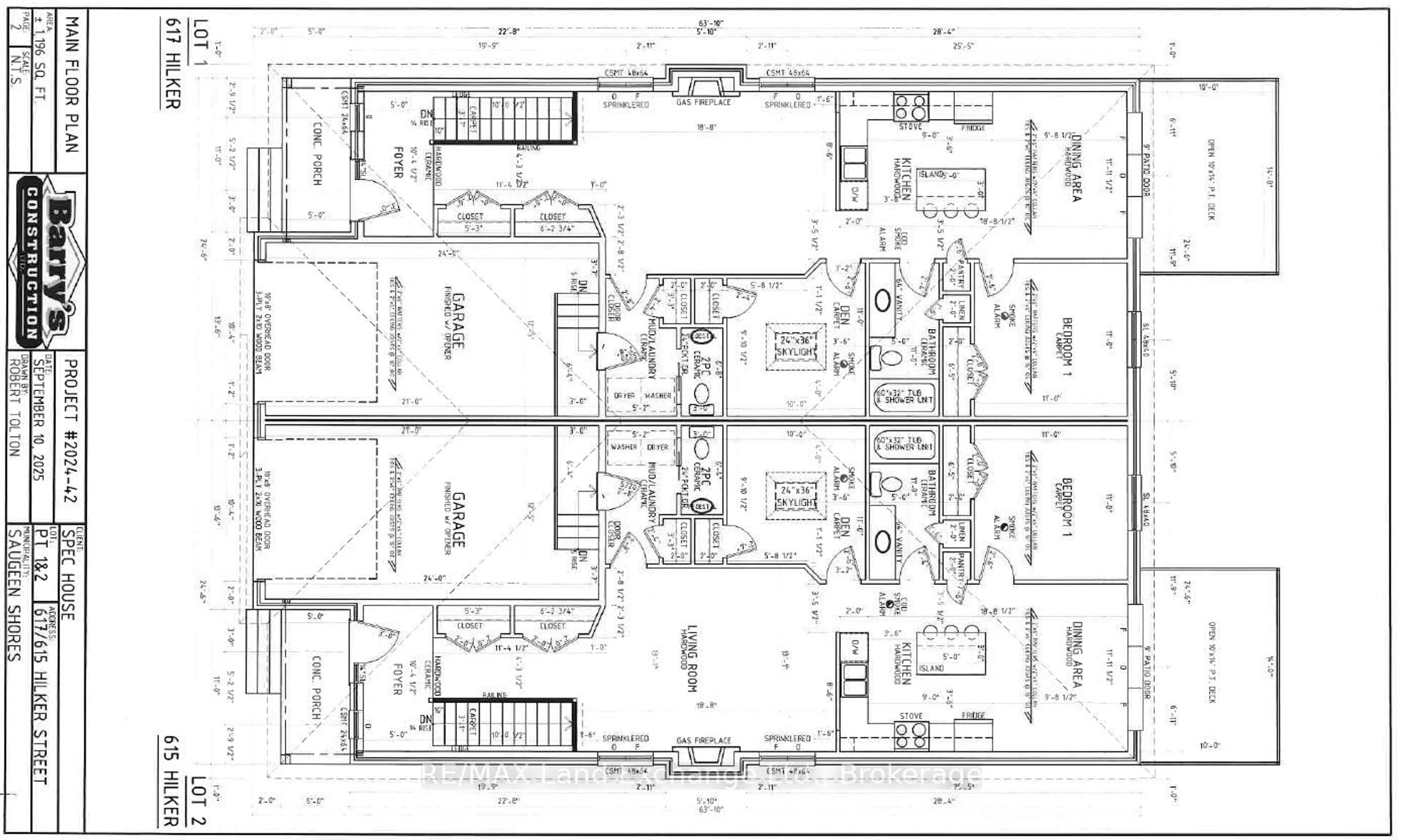 Floor plan for 615 Hilker St, Saugeen Shores Ontario N0H 2C4