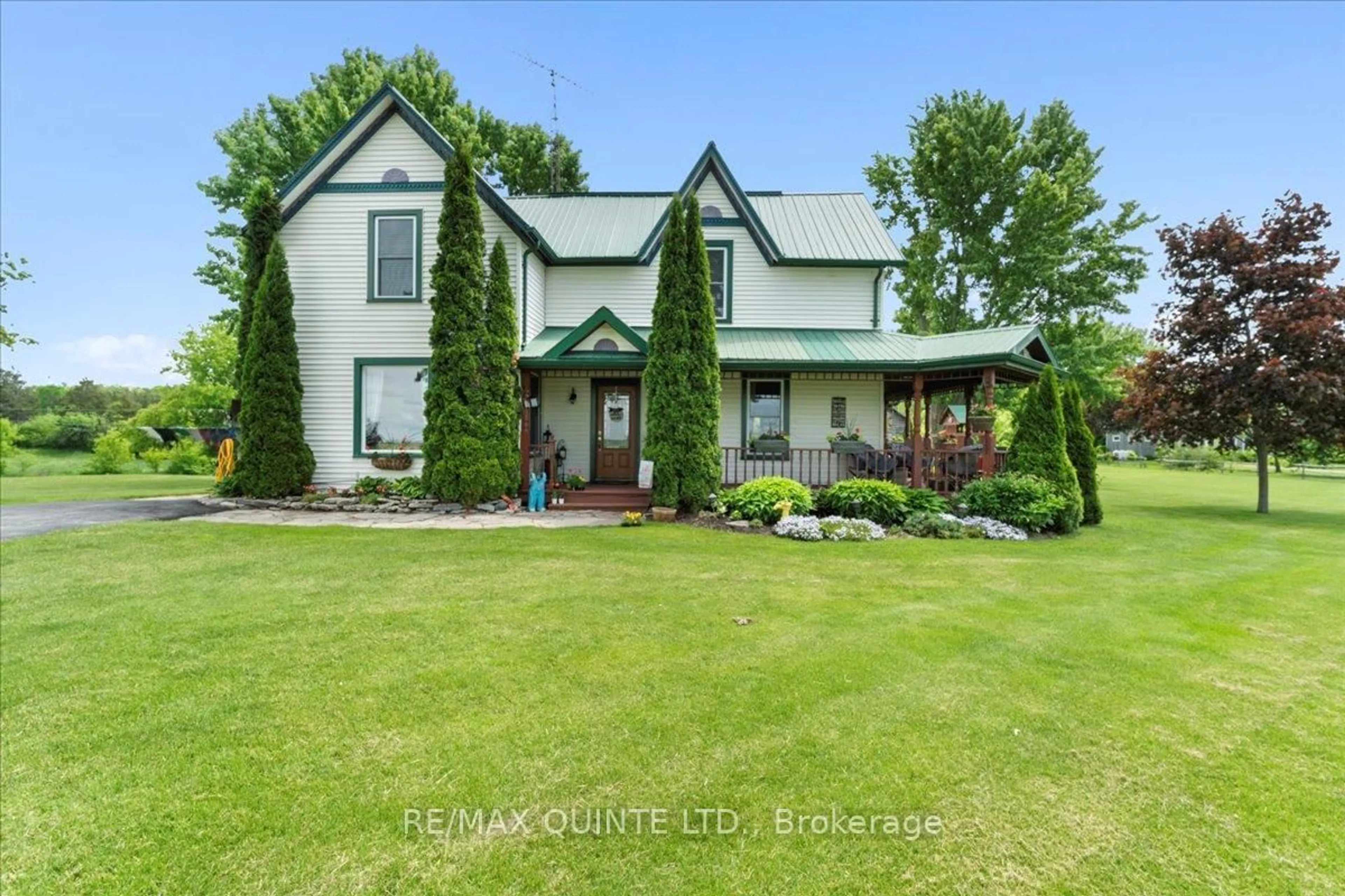 A pic from outside/outdoor area/front of a property/back of a property/a pic from drone, unknown for 213 Gomorrah Rd, Prince Edward County Ontario K0K 1W0