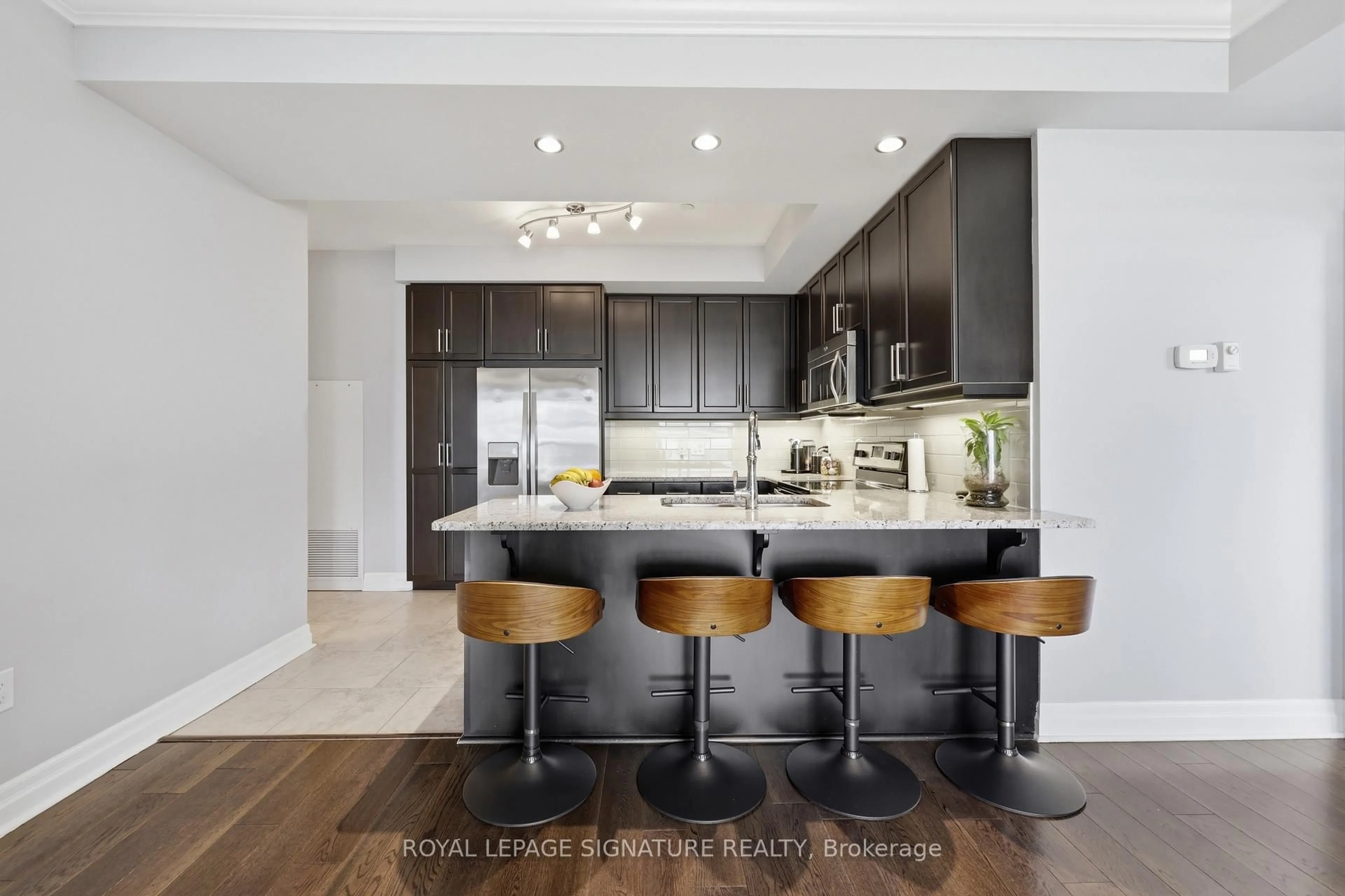 Contemporary kitchen, unknown for 150 Wellington St #610, Guelph Ontario N1H 3R2