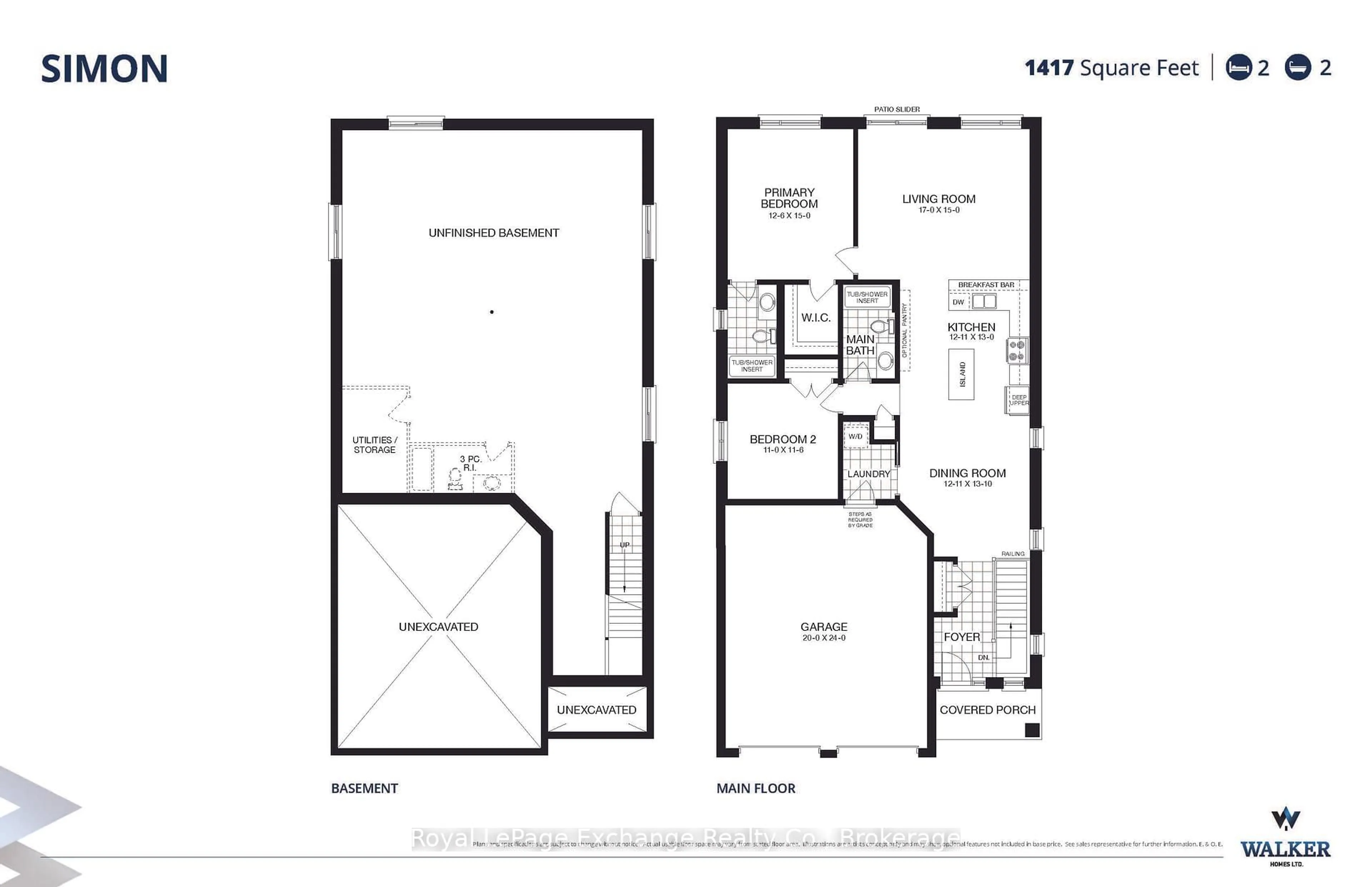 Floor plan for 301 Mary Rose Ave, Saugeen Shores Ontario N0H 2C3