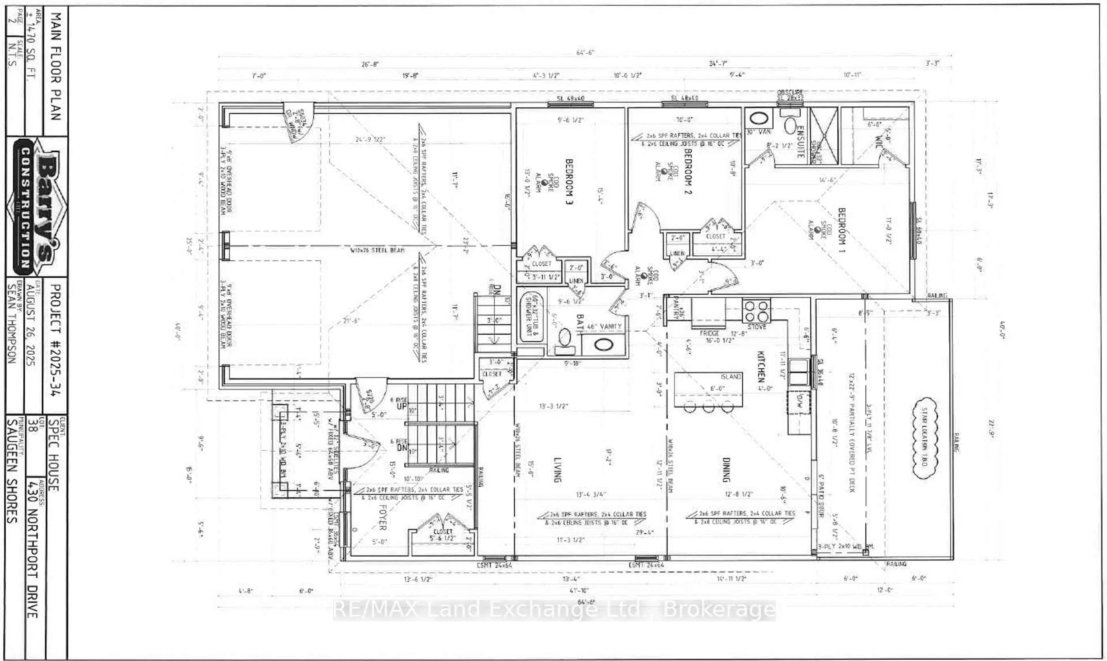 Floor plan for 430 Northport Dr, Saugeen Shores Ontario N0H 2C8