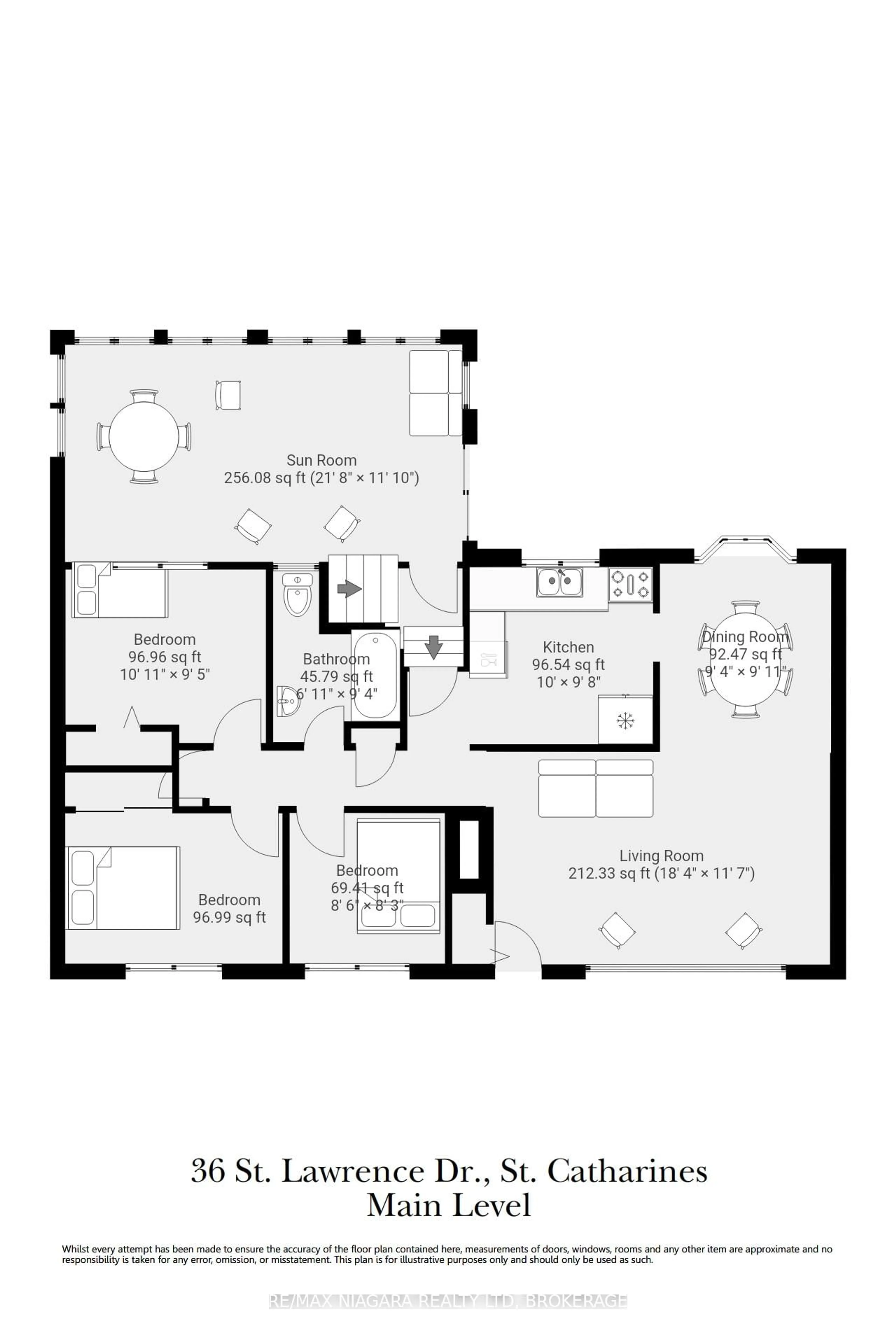 Floor plan for 36 St Lawrence Dr, St. Catharines Ontario L2M 2T9