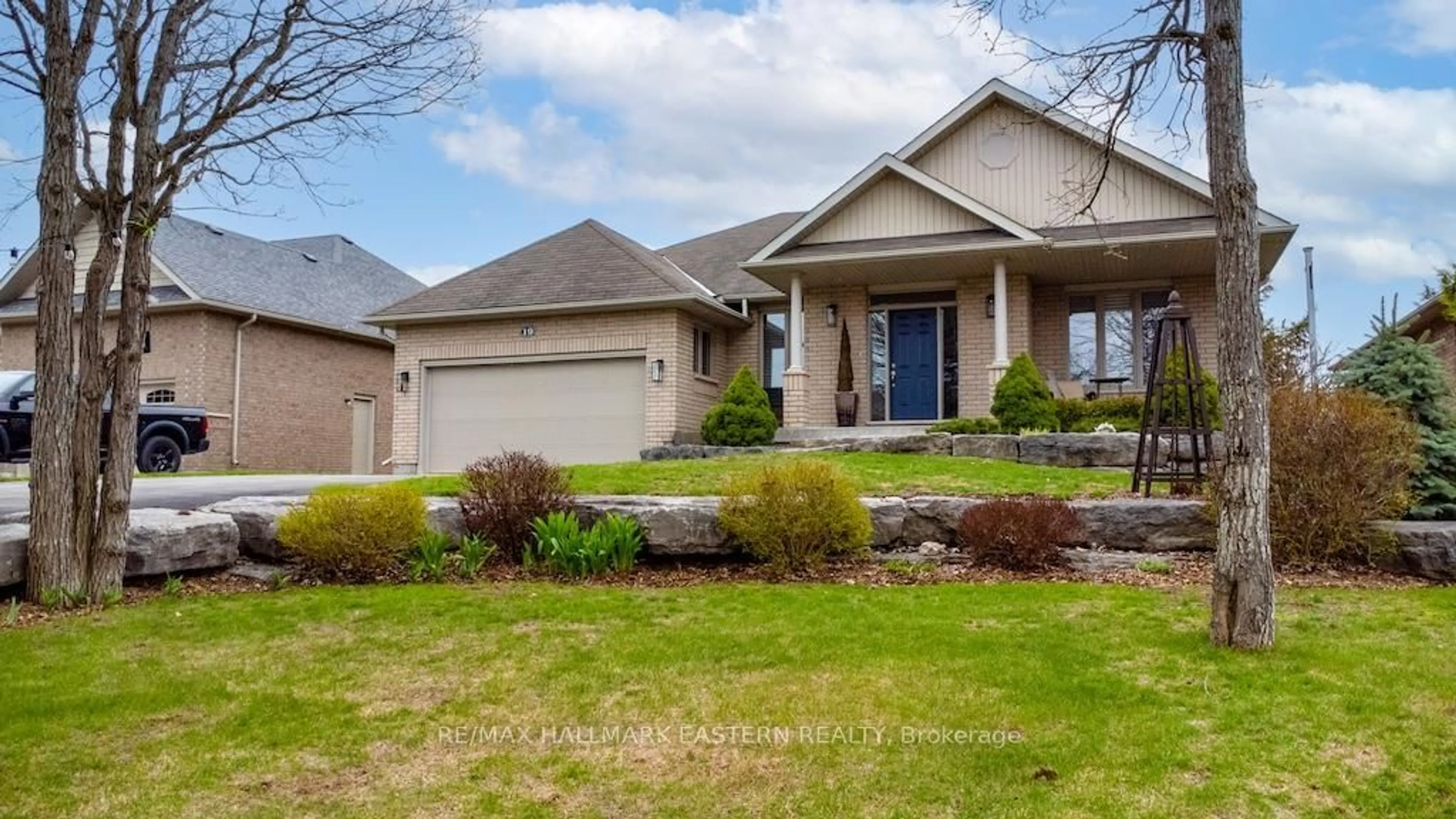 Home with brick exterior material, street for 19 Marina Dr, Kawartha Lakes Ontario K0M 1A0