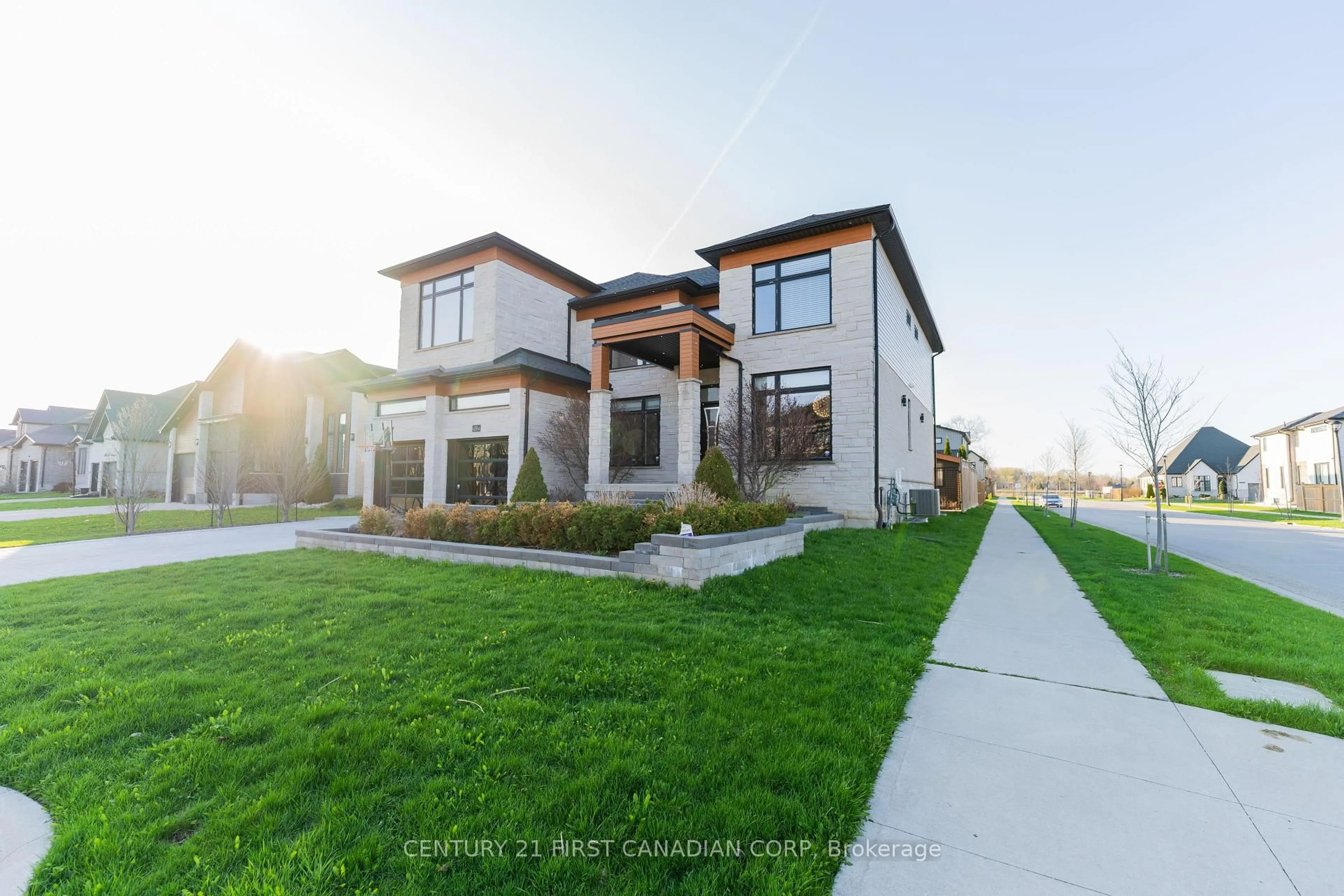 Home with brick exterior material, street for 6584 French Ave, London South Ontario N6P 0G5