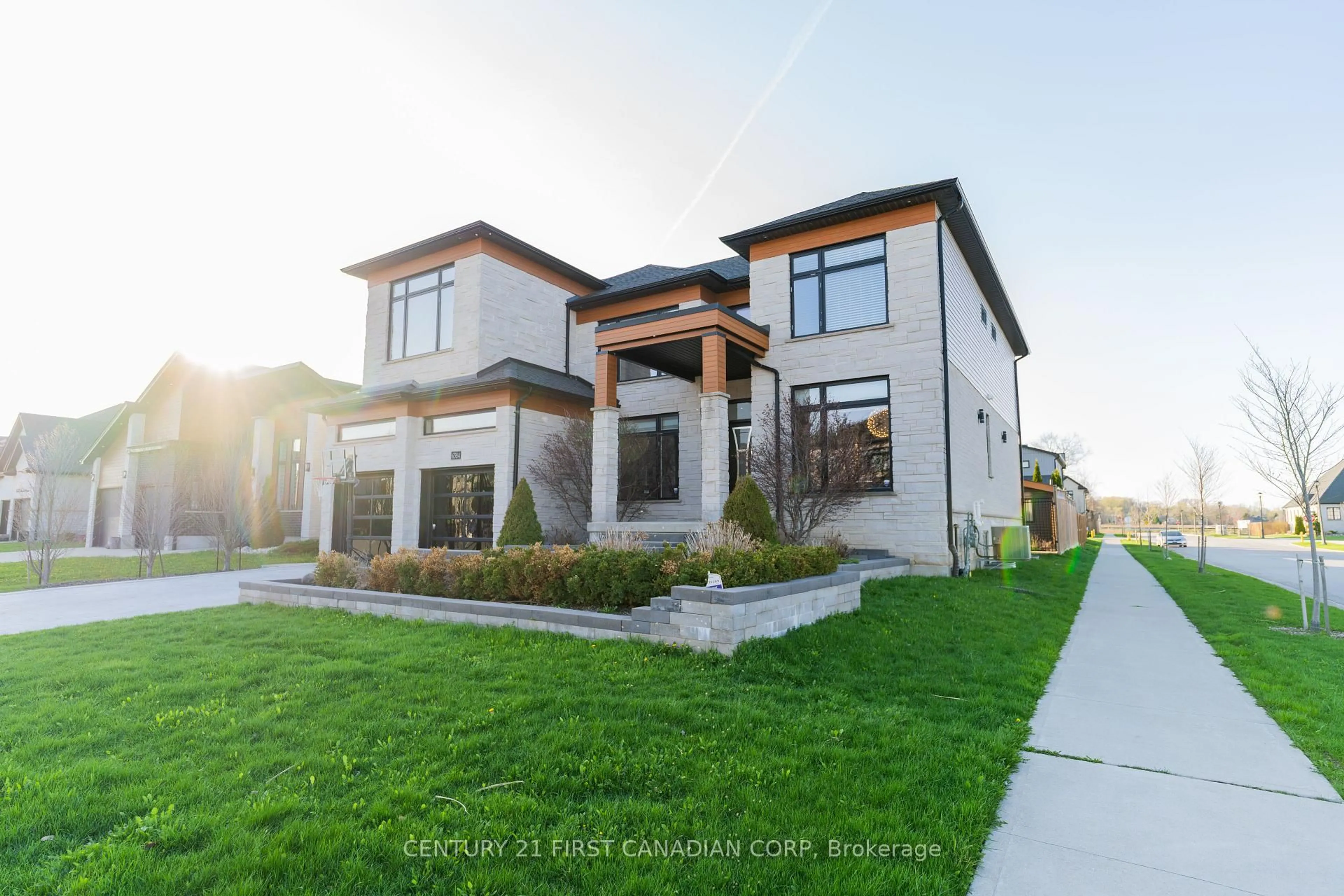 Home with brick exterior material, street for 6584 French Ave, London South Ontario N6P 0G5