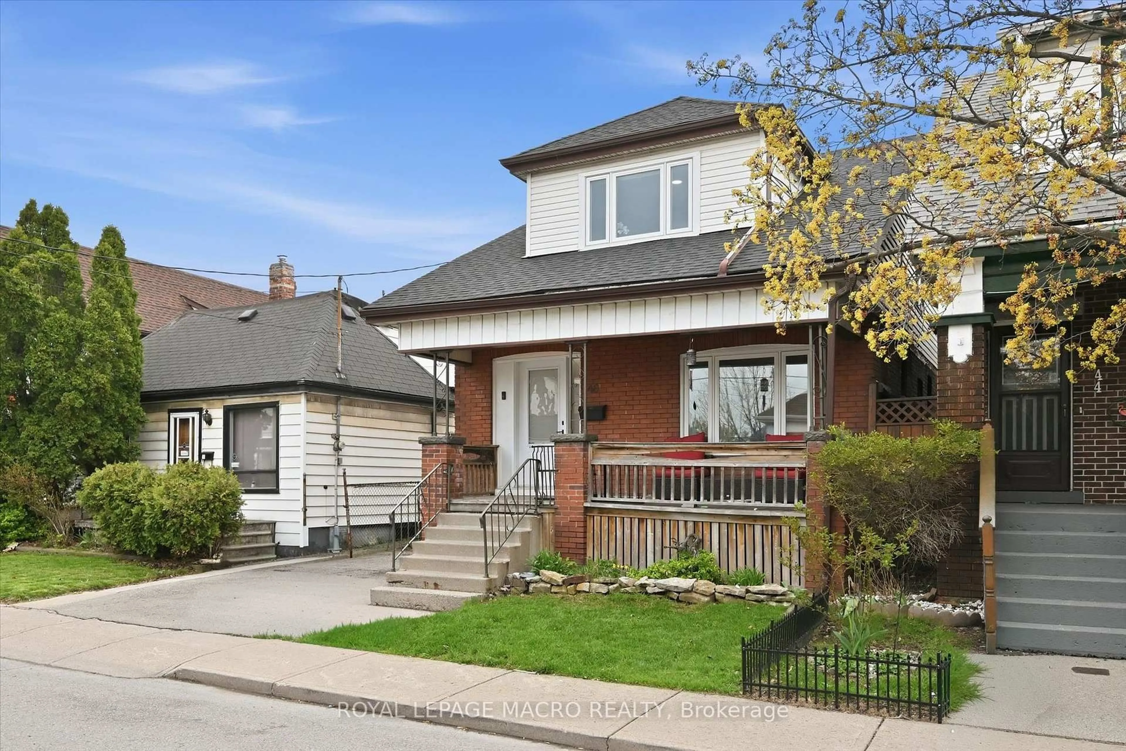 Home with brick exterior material, street for 46 Mayflower Ave, Hamilton Ontario L8L 2K4