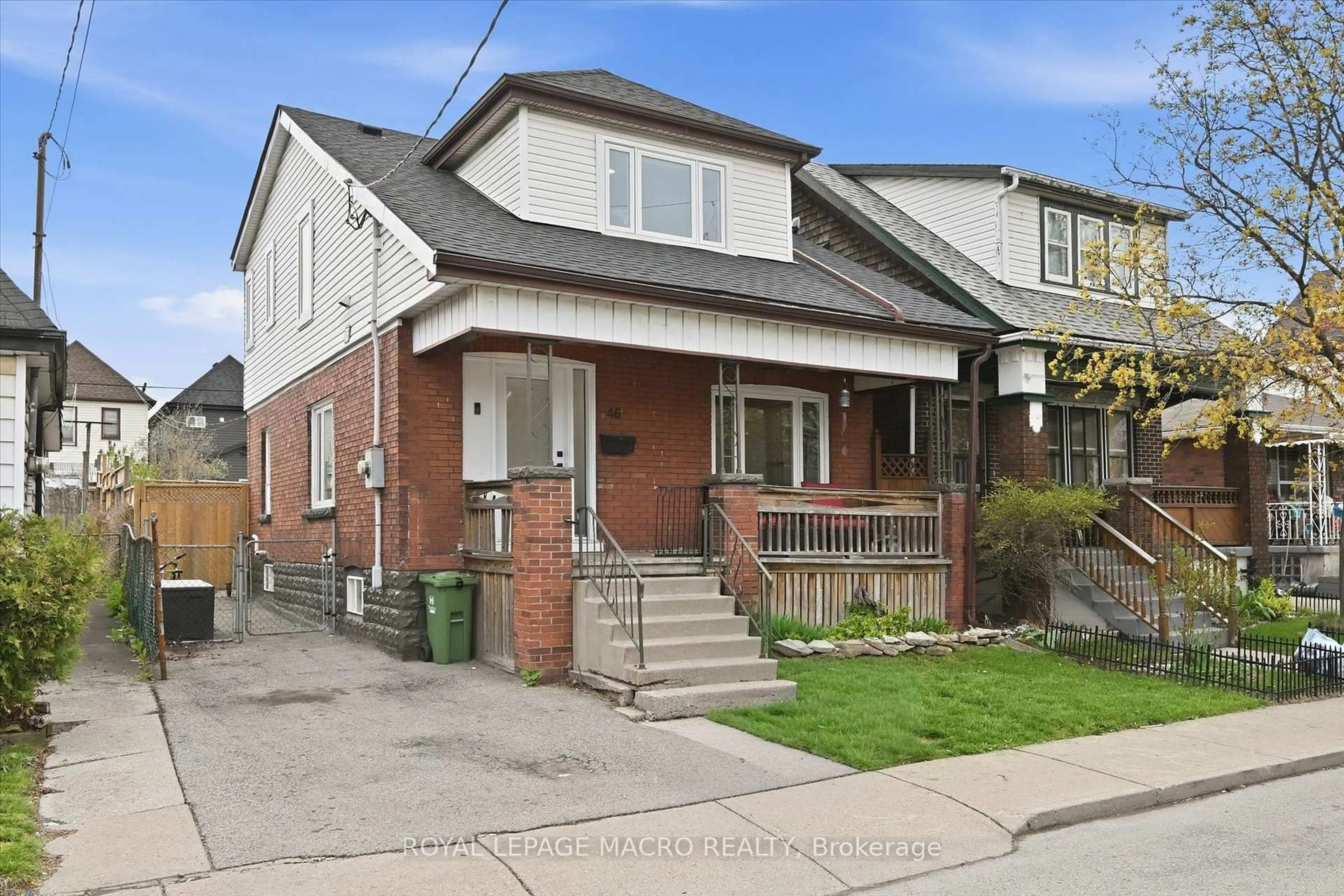 Home with brick exterior material, street for 46 Mayflower Ave, Hamilton Ontario L8L 2K4