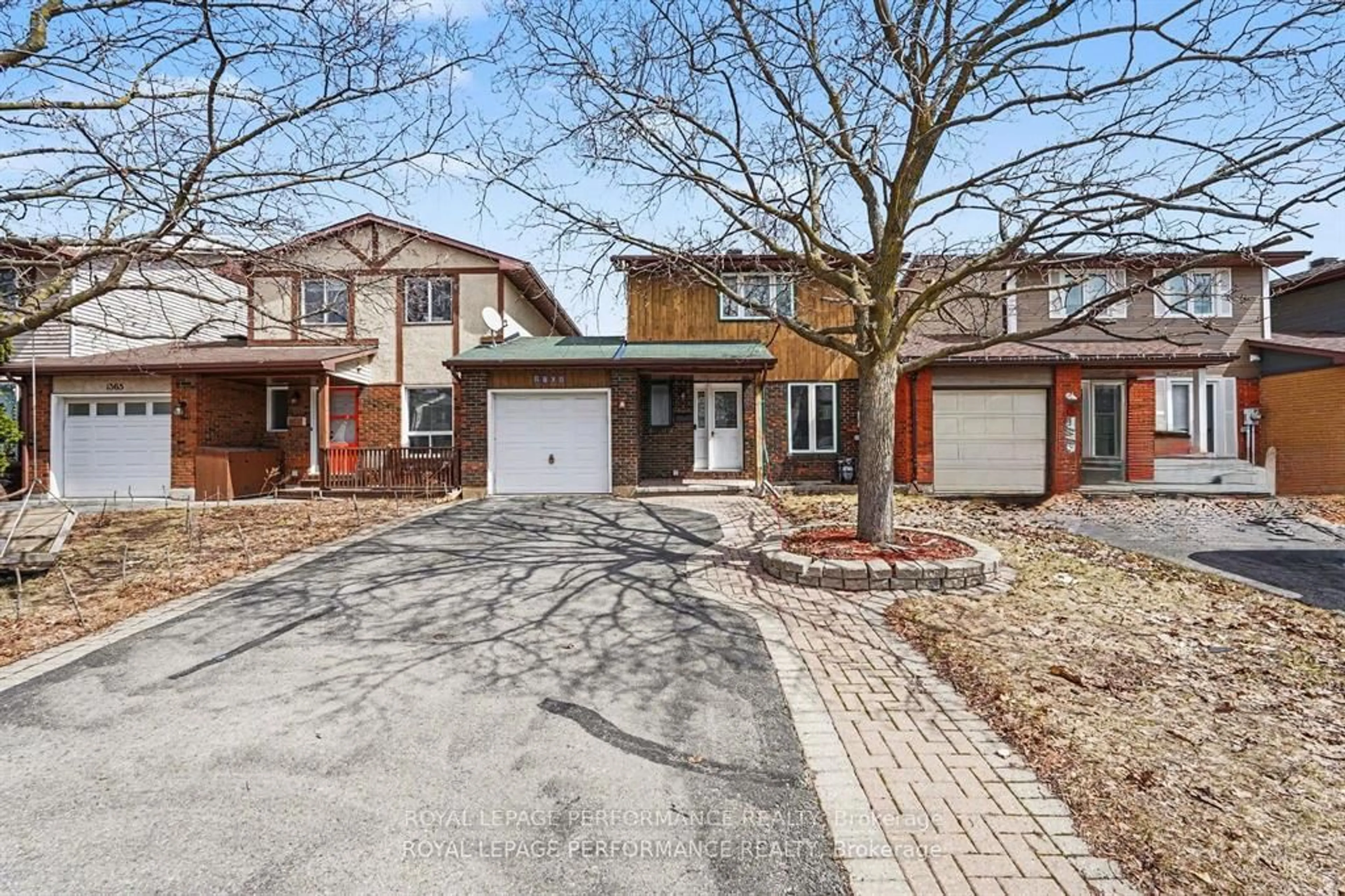 Home with brick exterior material, street for 1367 Cedarcroft Cres, Orleans Ontario K1B 5G8
