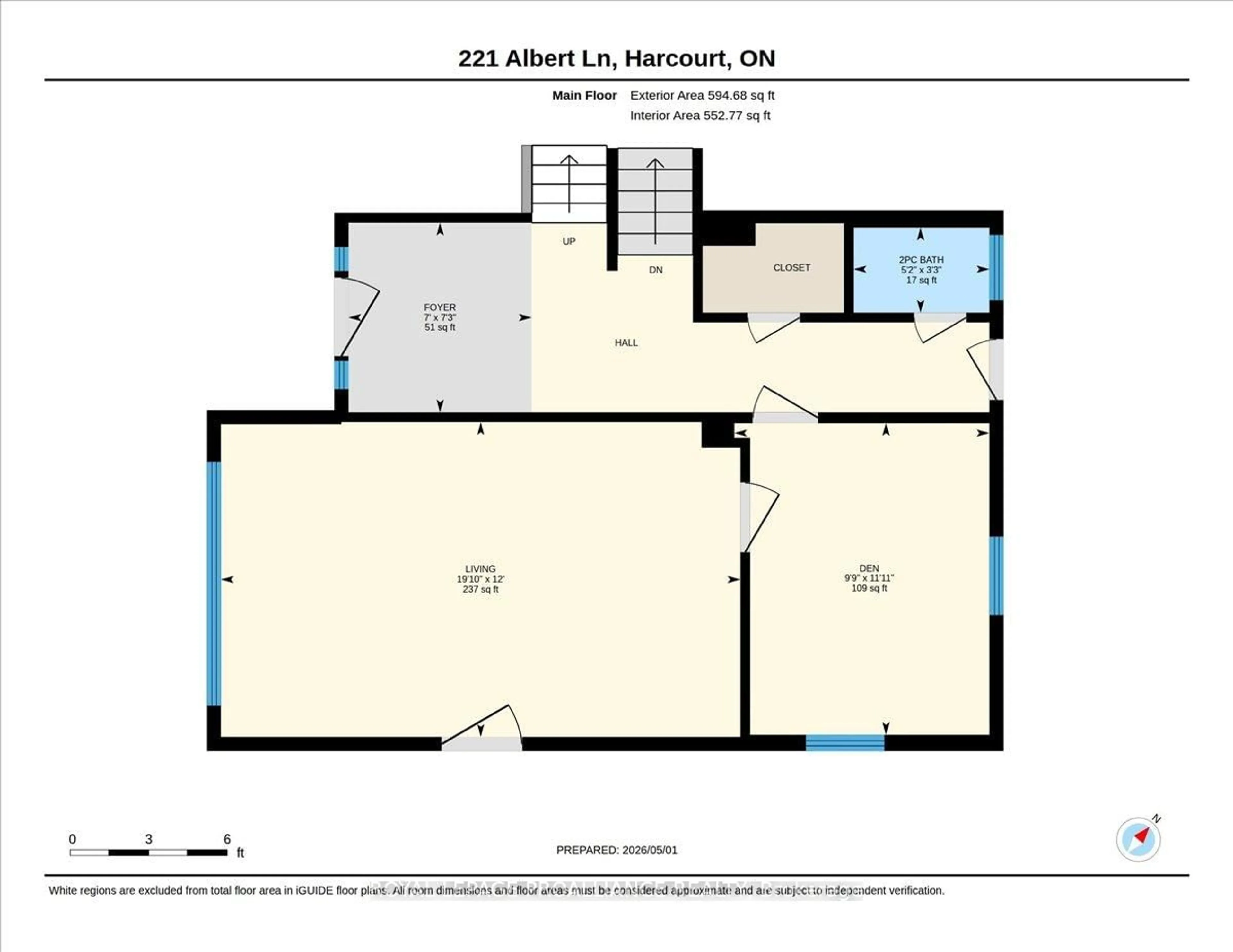 Floor plan for 221 Albert Lane, Trent Hills Ontario K0L 1L0