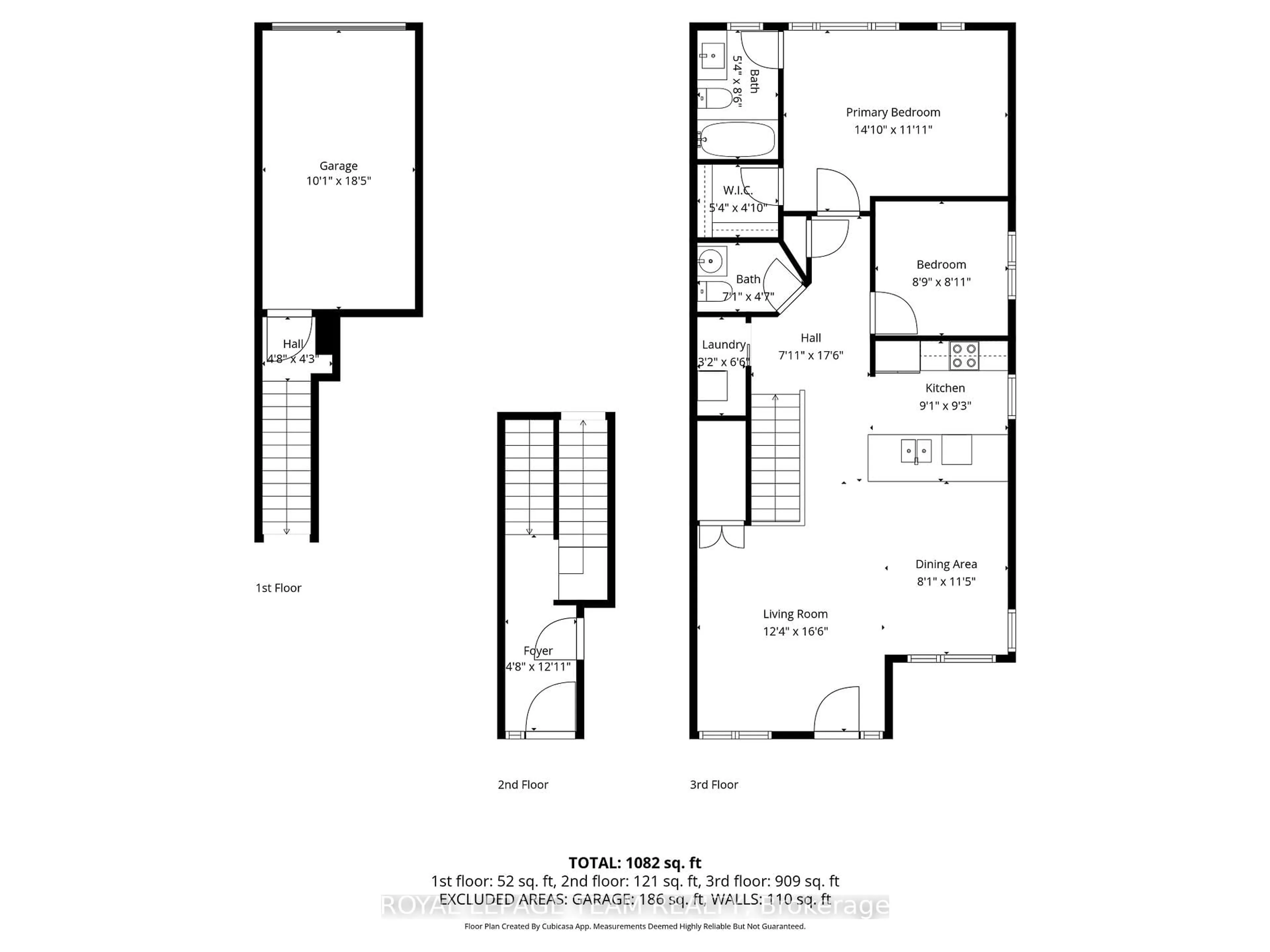 Floor plan for 519 Crescendo Private, Ottawa Ontario K1X 0E4