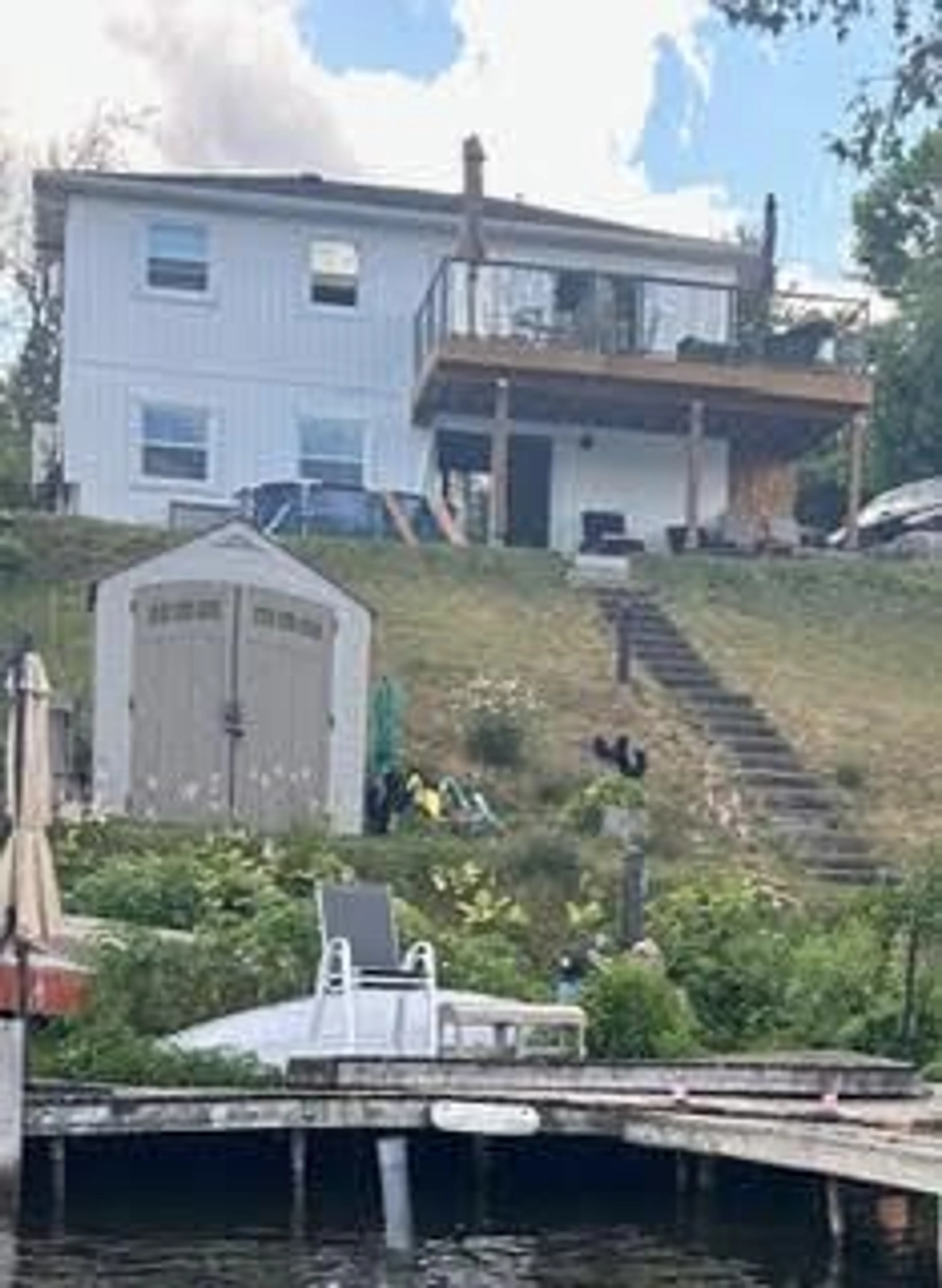 A pic from outside/outdoor area/front of a property/back of a property/a pic from drone, mountain view for 337/338 Rainbow Dr, Otonabee-South Monaghan Ontario K0L 1B0
