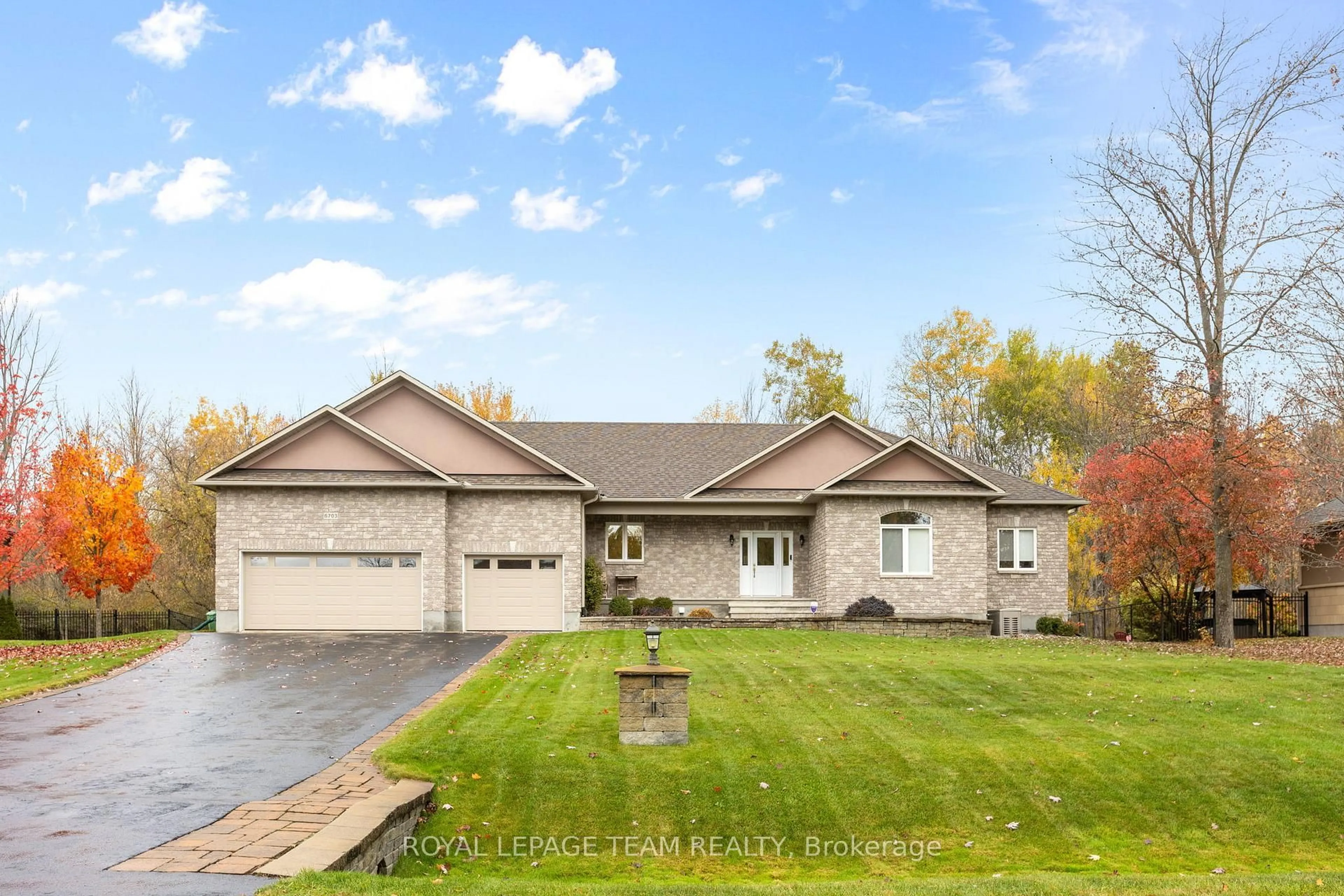 Home with brick exterior material, street for 6703 Pebble Trail Way, Ottawa Ontario K4P 0B7