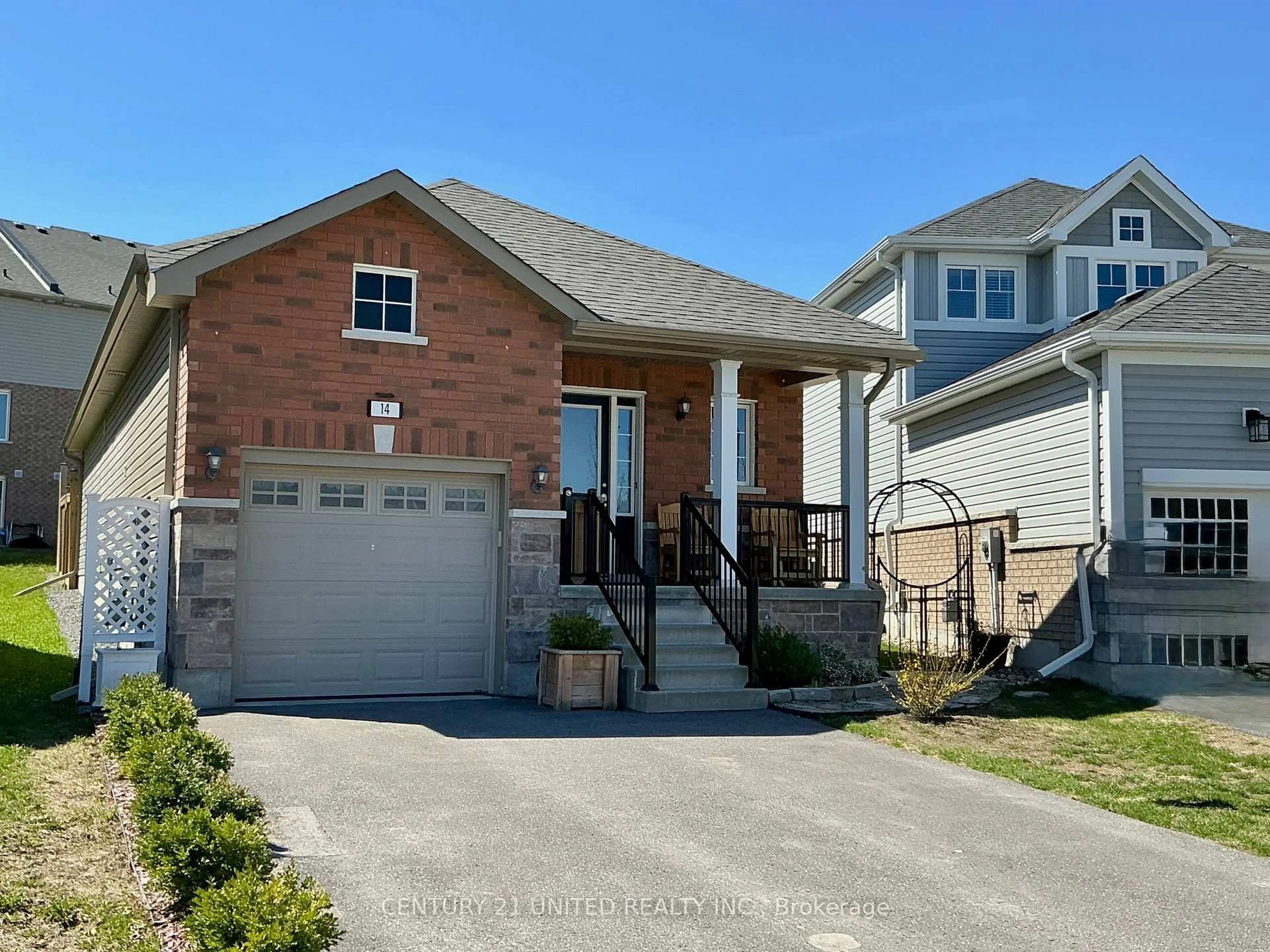 Home with brick exterior material, street for 14 Summer Lane, Peterborough Ontario K9L 0G4