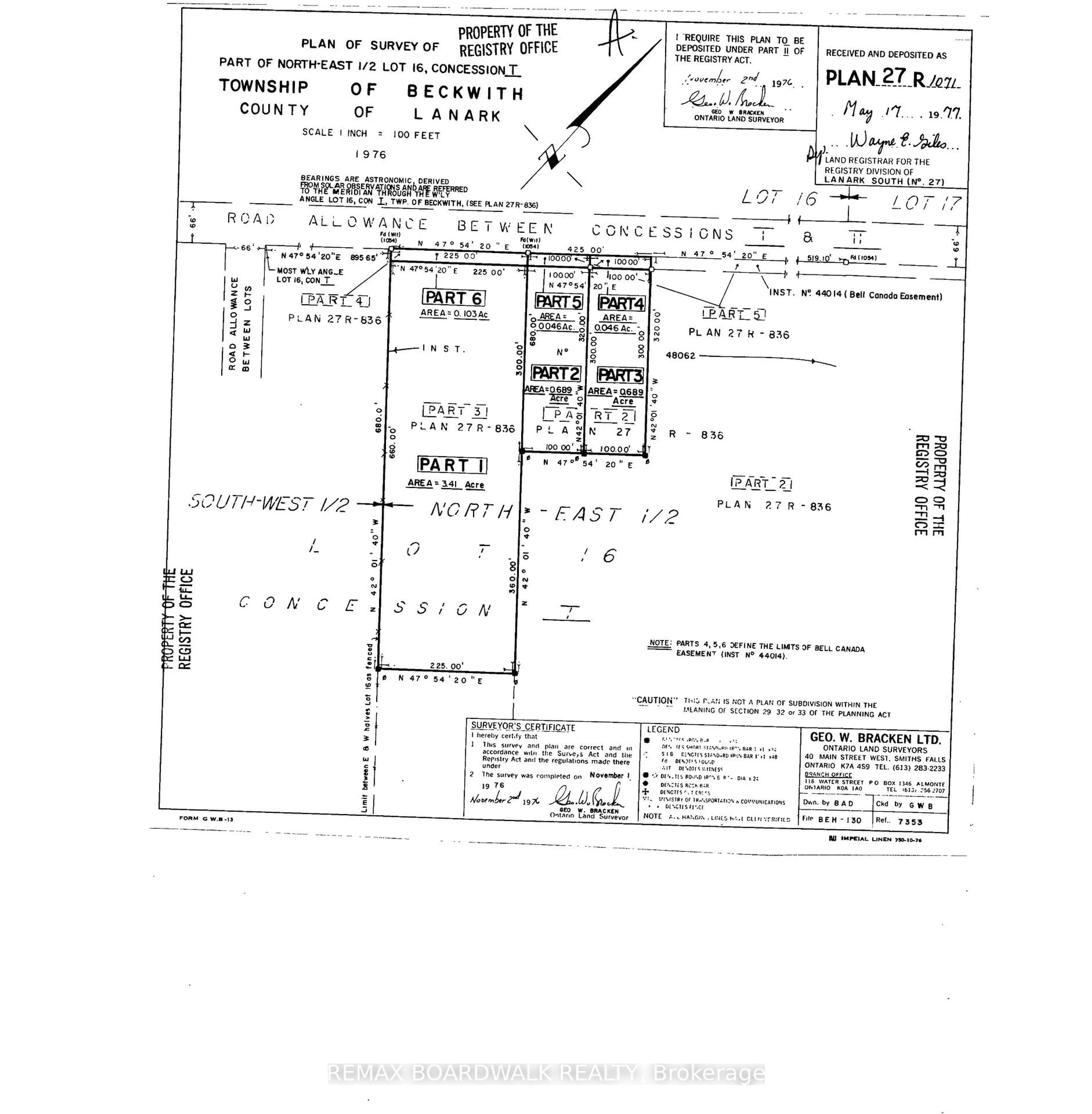 Floor plan for Lot 138 Bourne Rd, Smiths Falls Ontario K7A 4S7