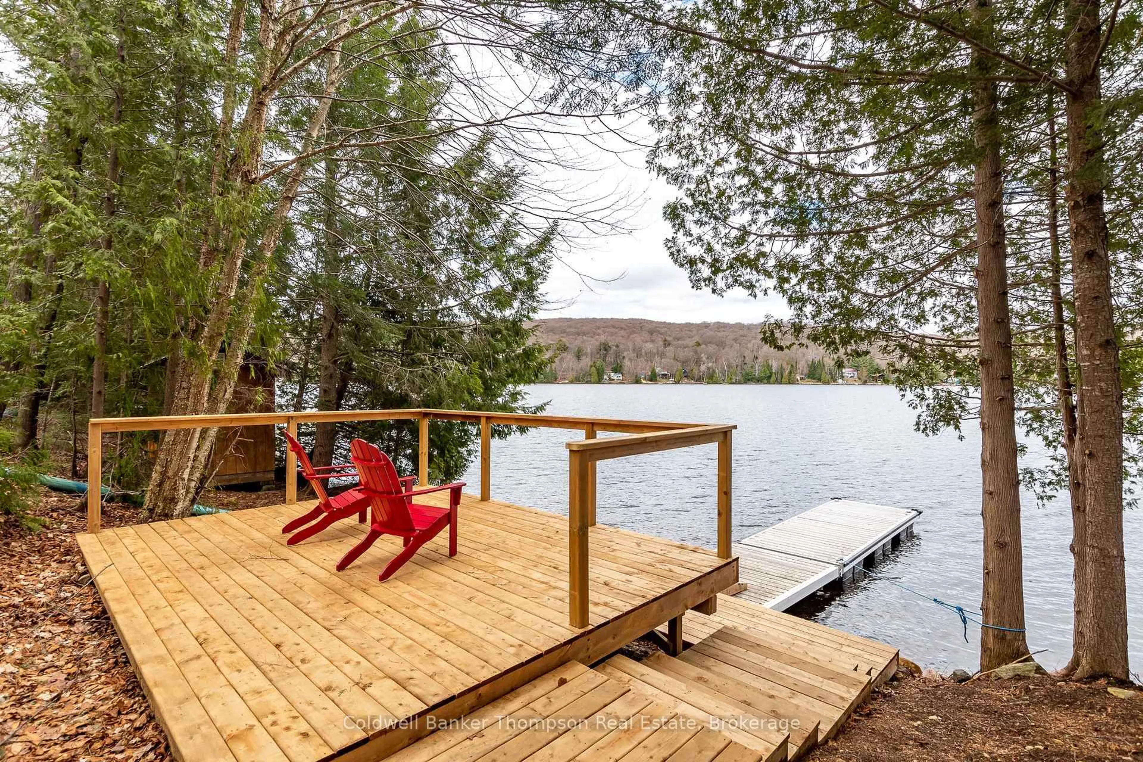 Patio, water/lake/river/ocean view for 63 Maple Dr, Perry Ontario P0A 1J0