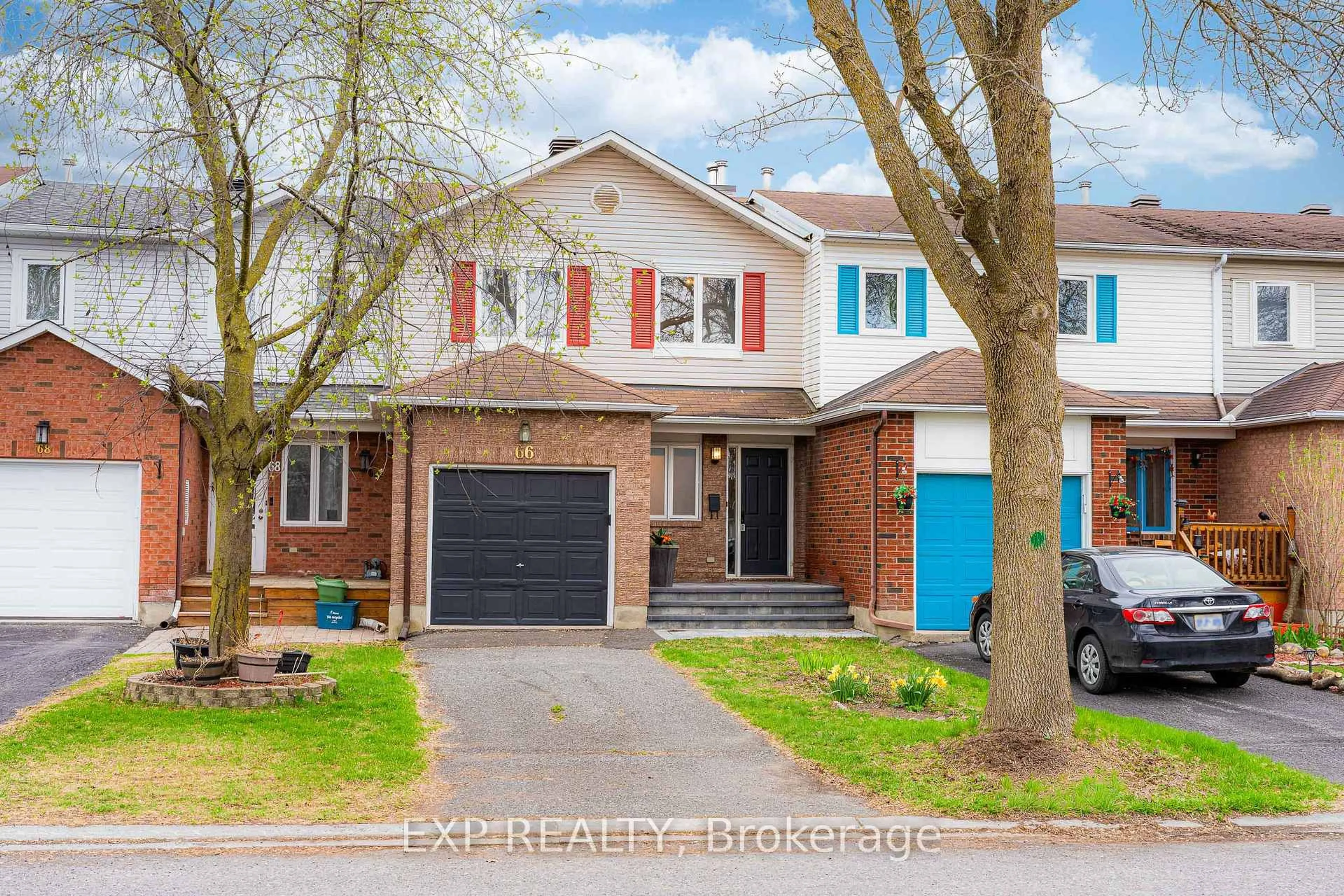 Home with brick exterior material, street for 66 Kimbolton Cres, Ottawa Ontario K2K 2S4