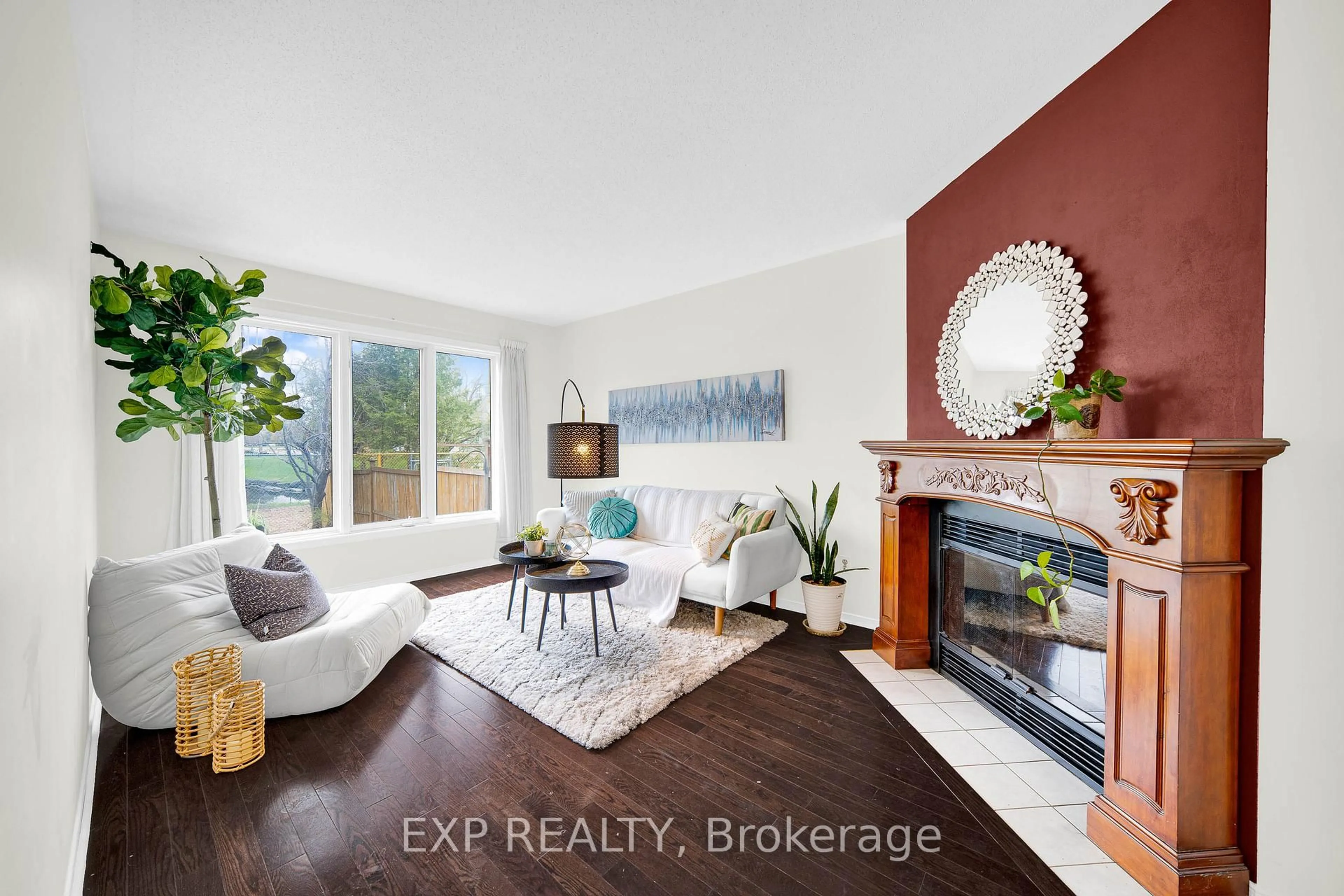 Living room with furniture, unknown for 66 Kimbolton Cres, Ottawa Ontario K2K 2S4