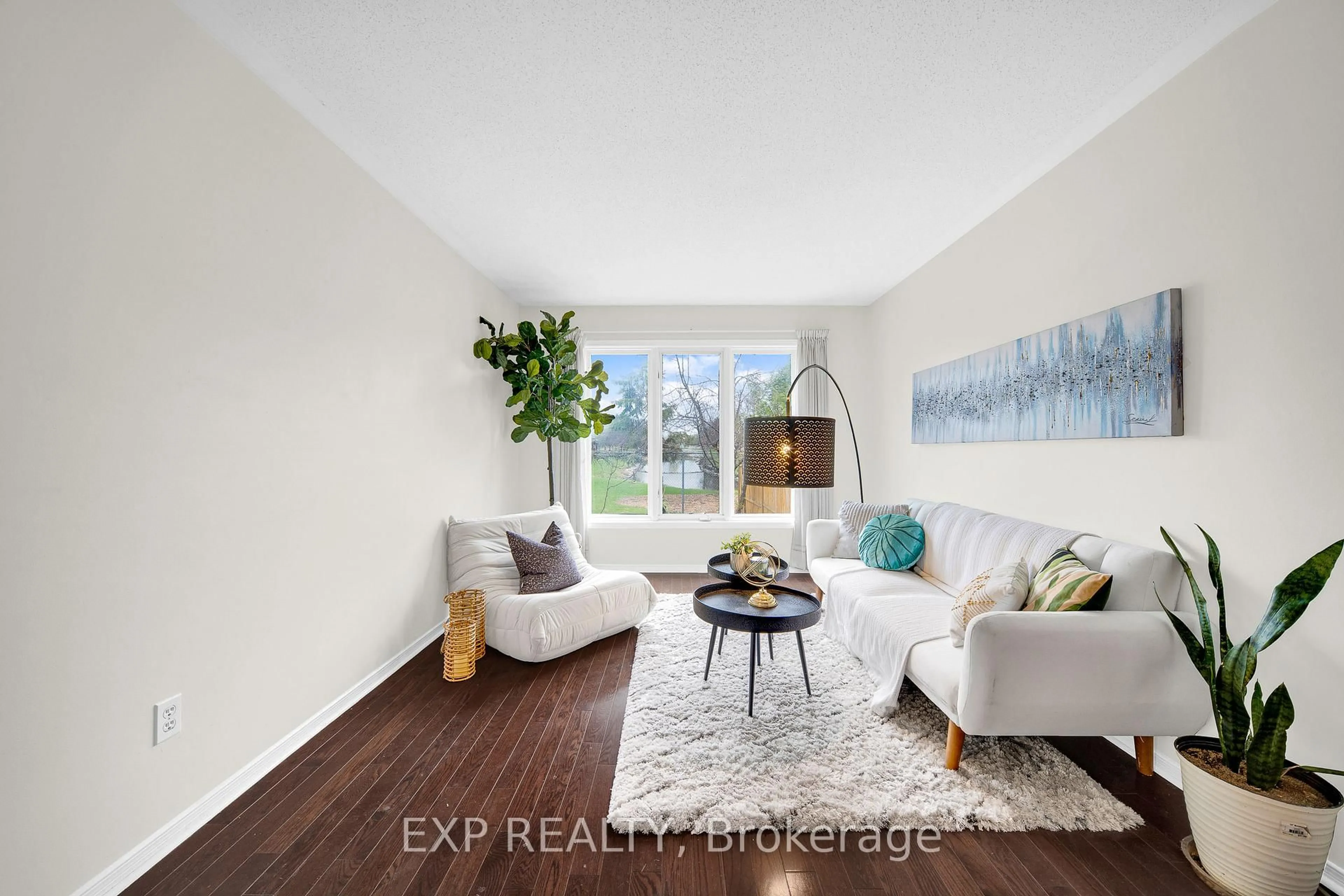 Living room with furniture, unknown for 66 Kimbolton Cres, Ottawa Ontario K2K 2S4