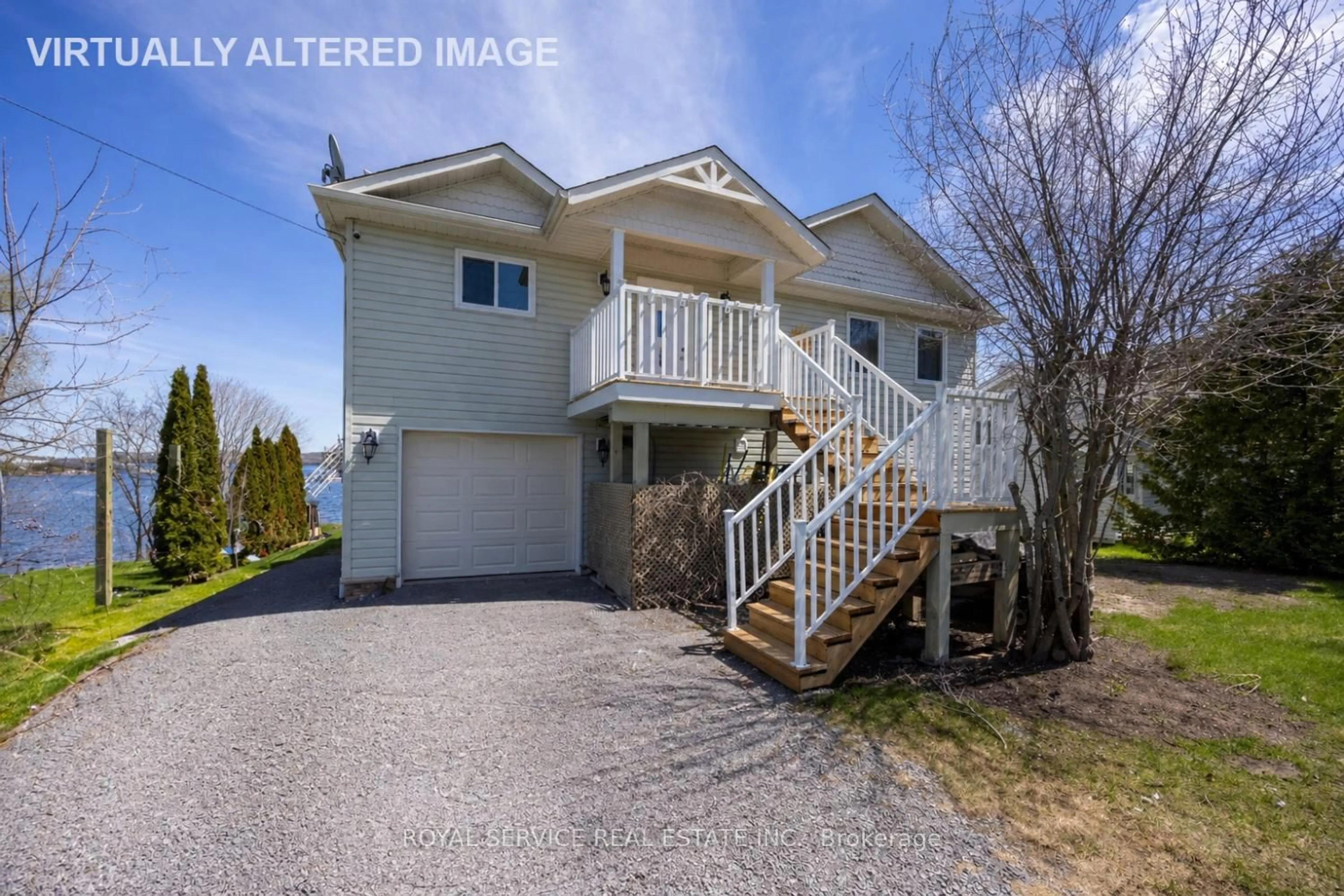 Home with vinyl exterior material, street for 595 Foley Rd, Otonabee-South Monaghan Ontario K0L 2G0