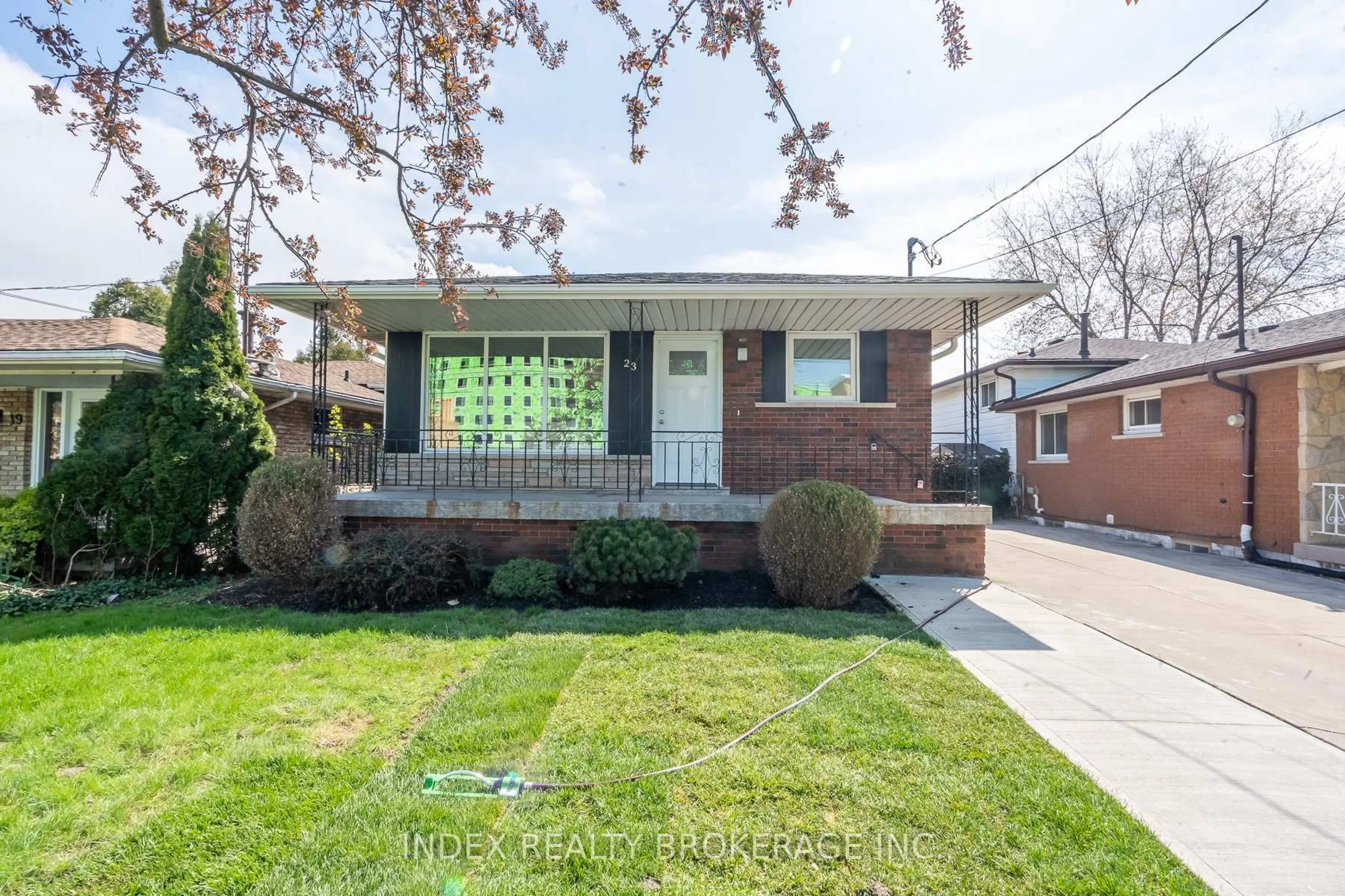 Home with brick exterior material, street for 23 Tyrone Dr, Hamilton Ontario L9C 2M6
