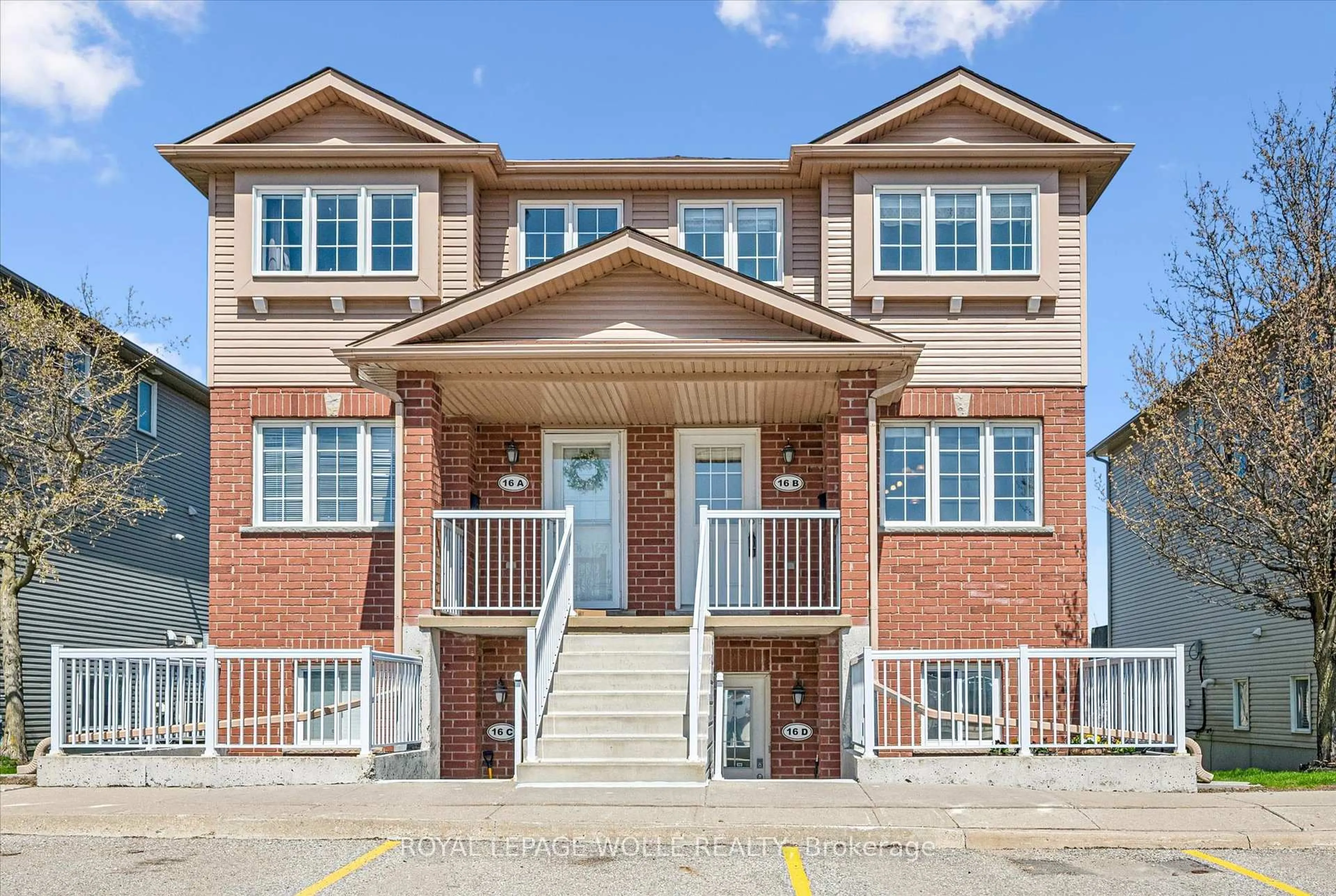 Home with brick exterior material, street for 50 Howe Dr #16B, Kitchener Ontario N2E 0A3