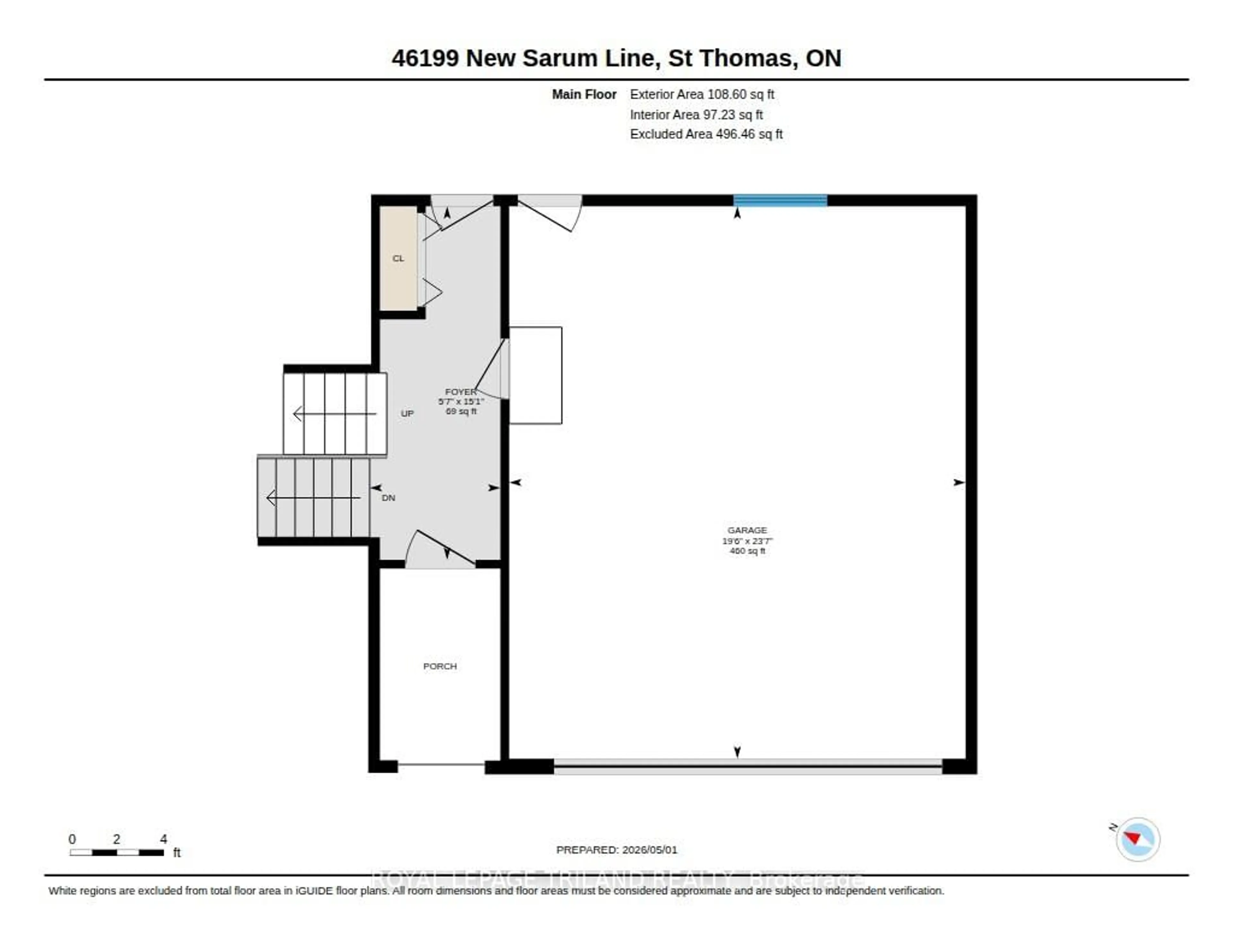 Floor plan for 46199 New Sarum Line, Central Elgin Ontario N5P 3S7