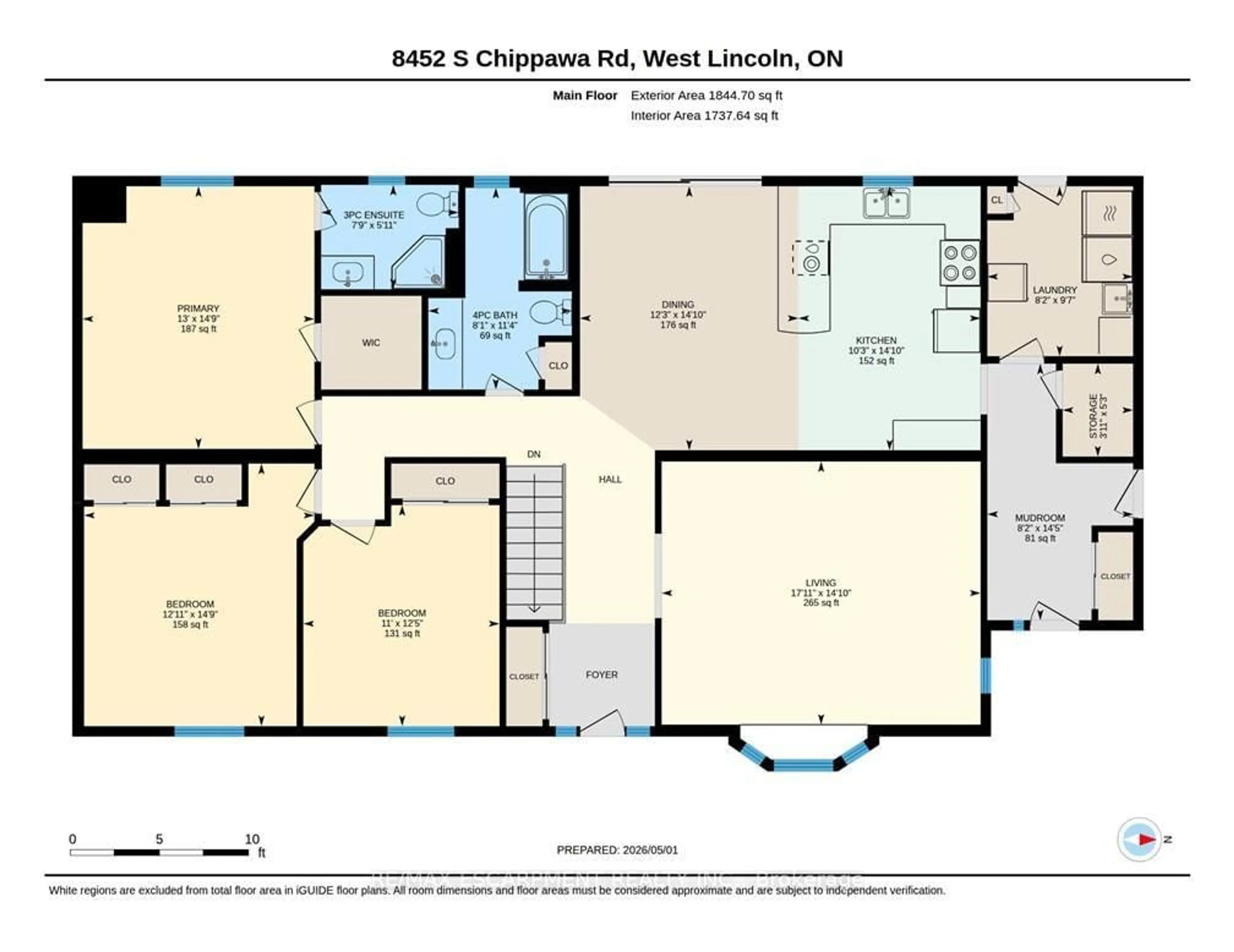 Floor plan for 8452 SOUTH CHIPPAWA Rd, West Lincoln Ontario N0A 1C0
