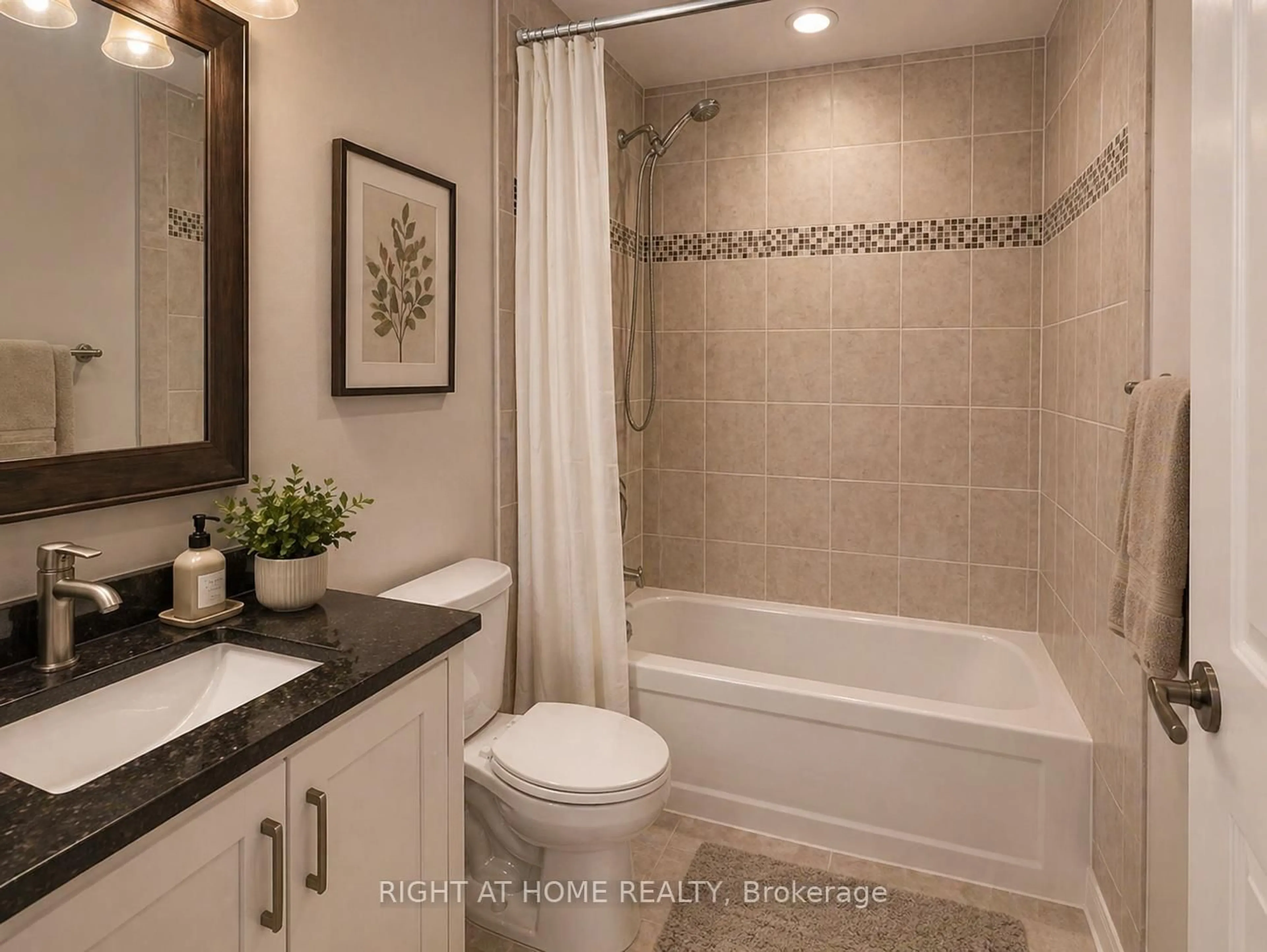 Standard bathroom, ceramic/tile floor for 179 Metcalfe St #1210, Ottawa Ontario K2P 1P7