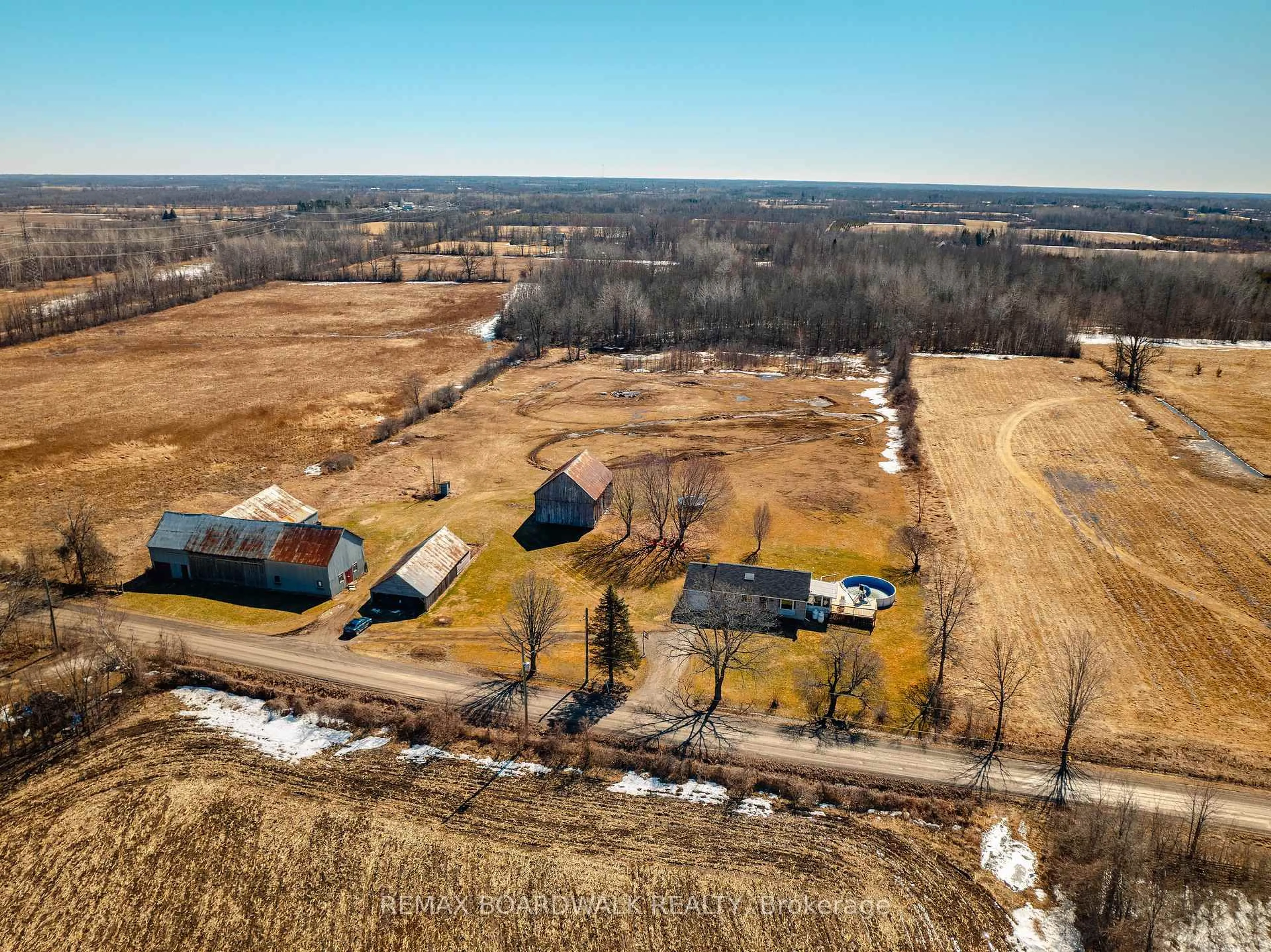 A pic from outside/outdoor area/front of a property/back of a property/a pic from drone, water/lake/river/ocean view for 885 Townline Rd, Elizabethtown-Kitley Ontario K7A 4S5