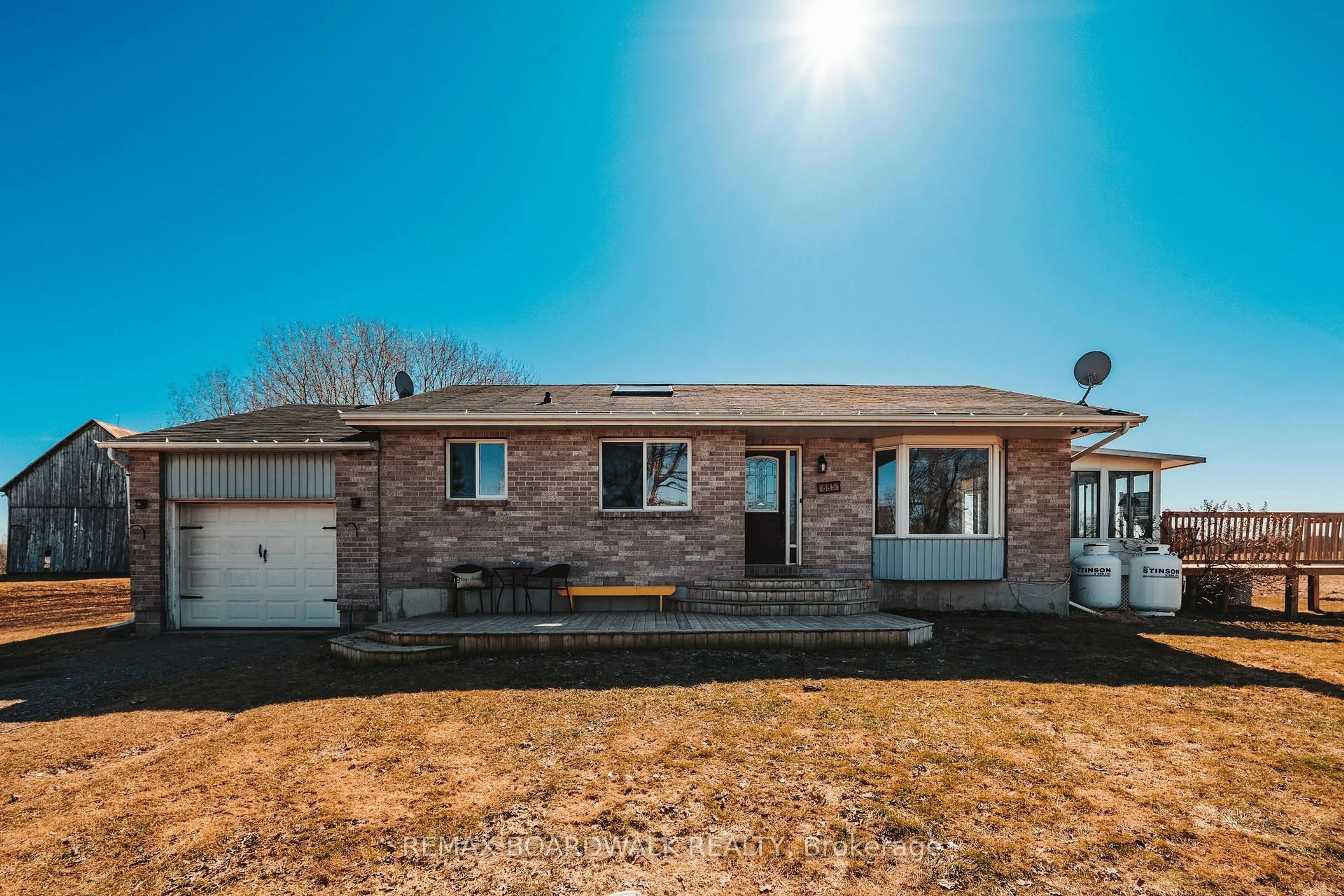 A pic from outside/outdoor area/front of a property/back of a property/a pic from drone, street for 885 Townline Rd, Elizabethtown-Kitley Ontario K7A 4S5