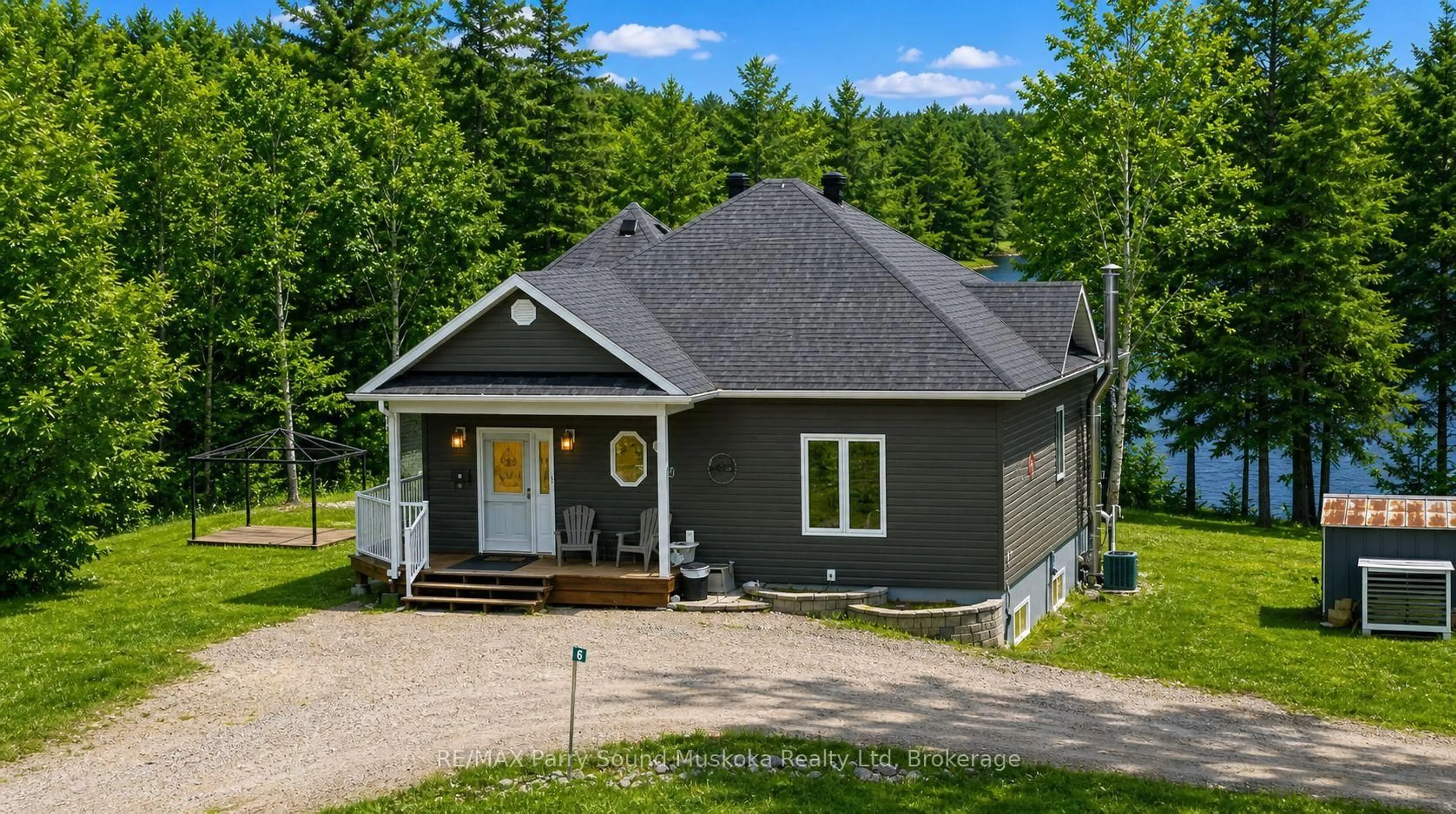 Home with vinyl exterior material, building for 132 Lawson Dr, Kearney Ontario P0A 1J0
