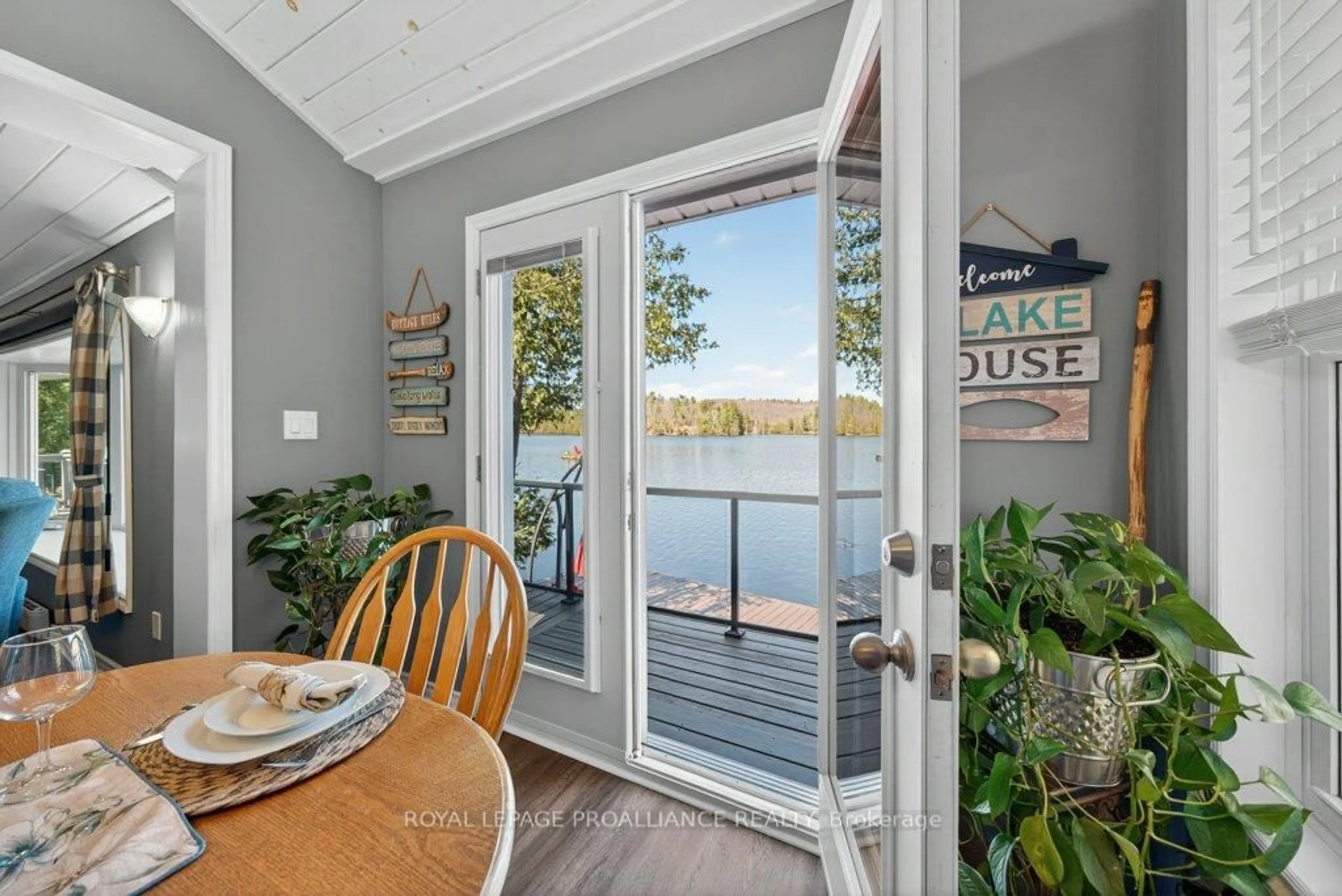 Patio, water/lake/river/ocean view for 1058 Shady Lane, Arden Ontario K0H 1B0