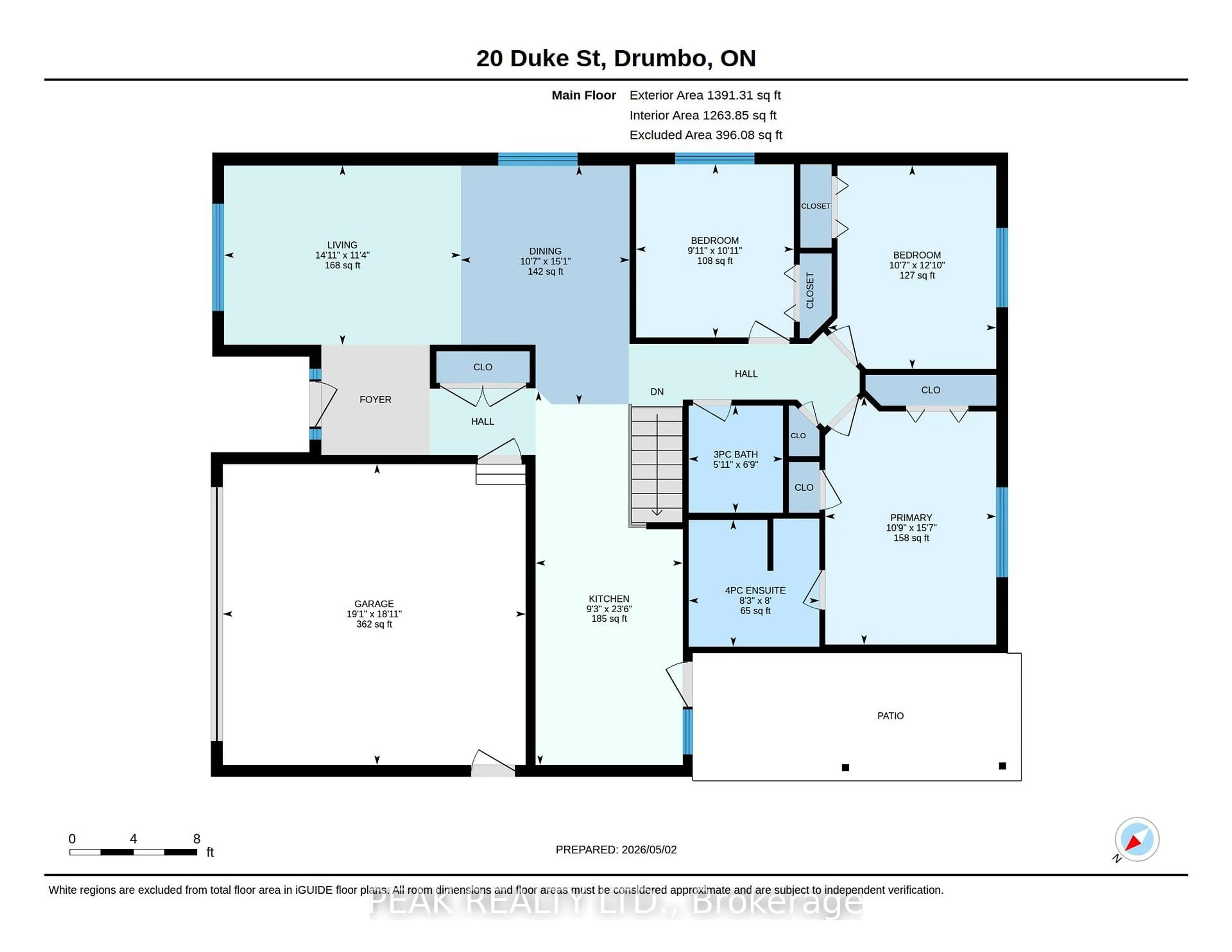 Floor plan for 20 Duke St, Blandford-Blenheim Ontario N0J 1G0