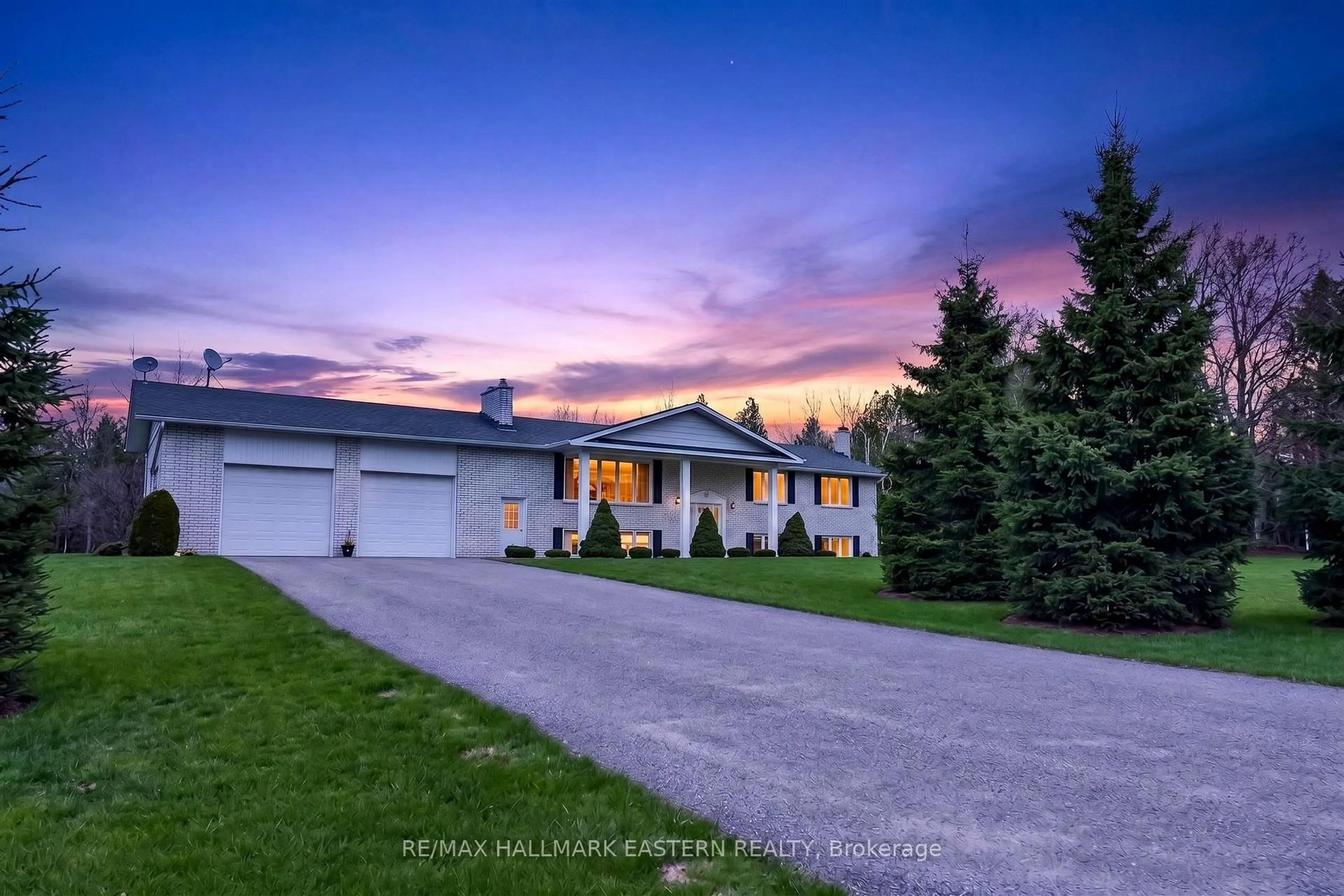 A pic from outside/outdoor area/front of a property/back of a property/a pic from drone, street for 147 Second Line, Douro-Dummer Ontario K0L 2B0