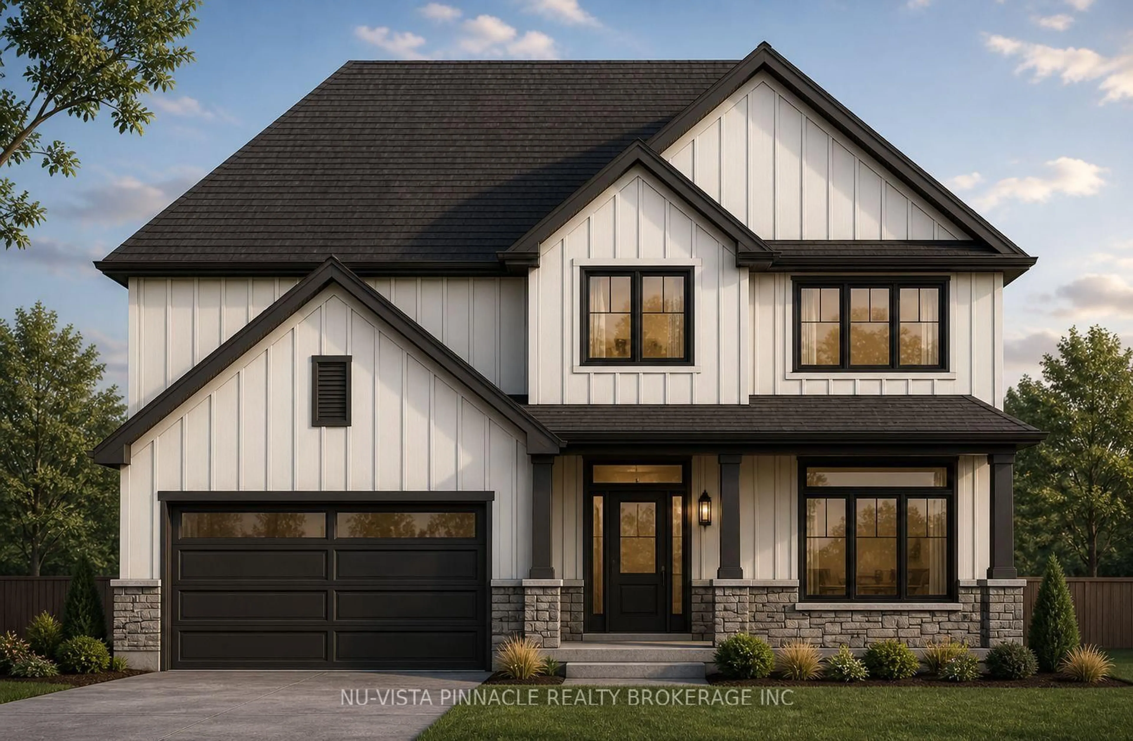 Home with brick exterior material, street for Lot 68 Harvest Lane, Thames Centre Ontario N0L 1G2