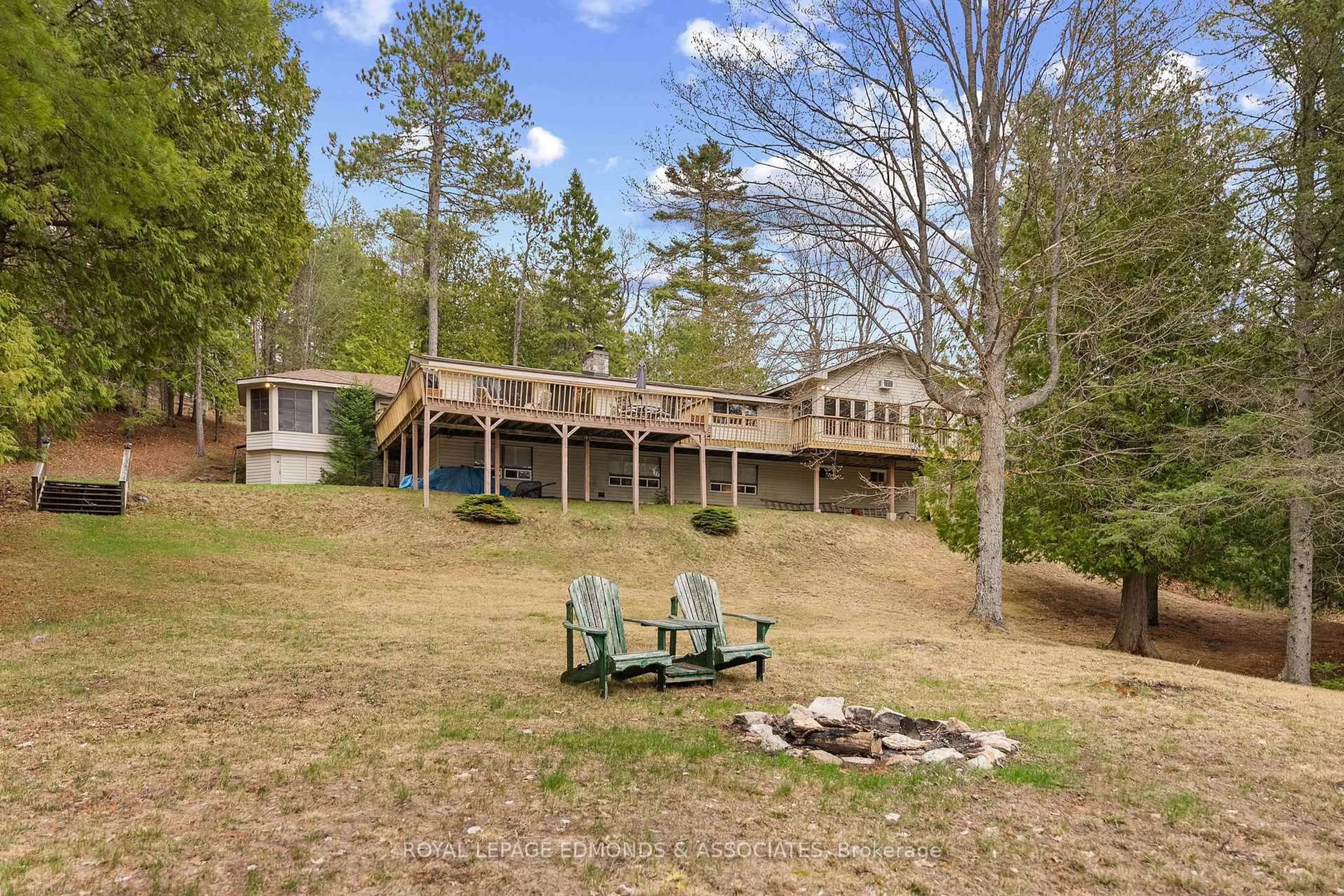 Patio, water/lake/river/ocean view for 654 A Chimo Rd, Calabogie Ontario K0J 1H0