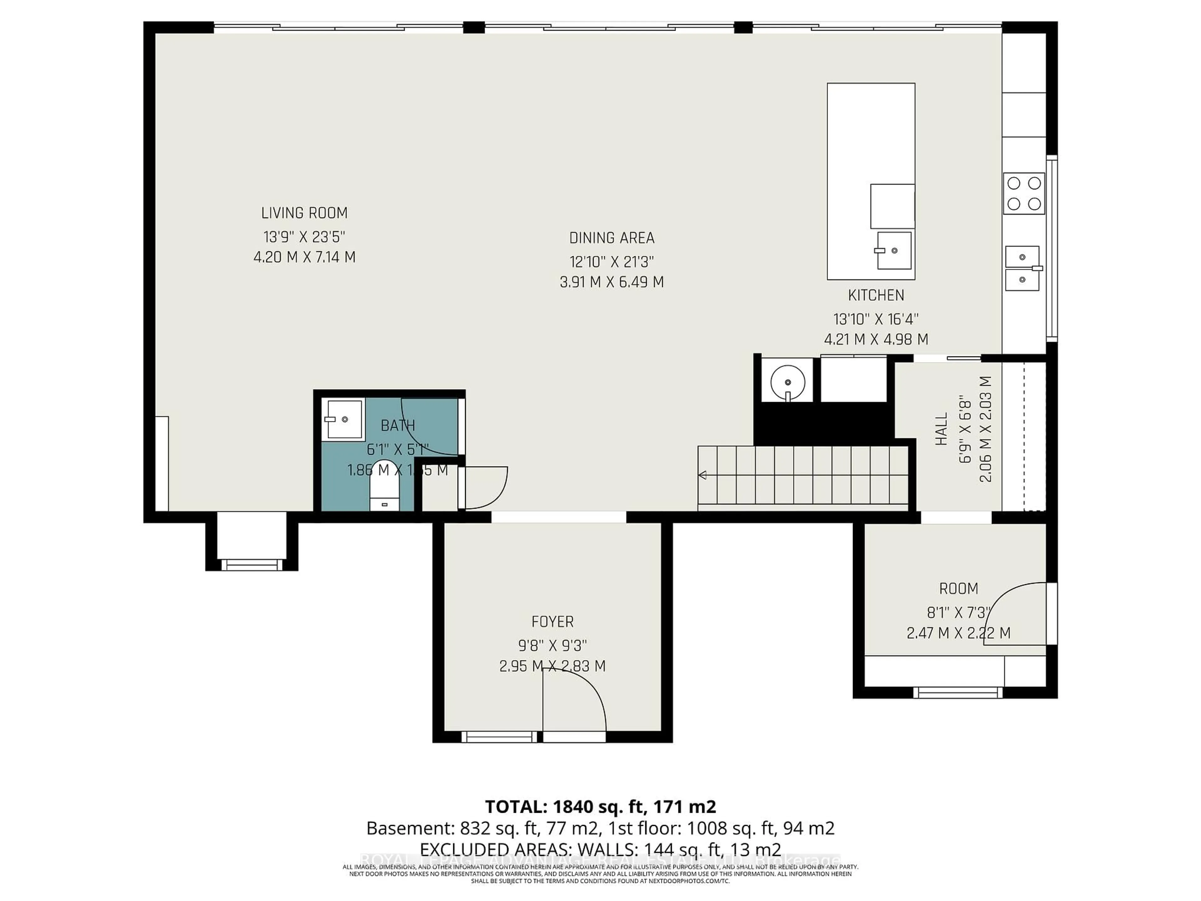 Floor plan for 613 Hamilton Lane, Perth Ontario K7H 3C7