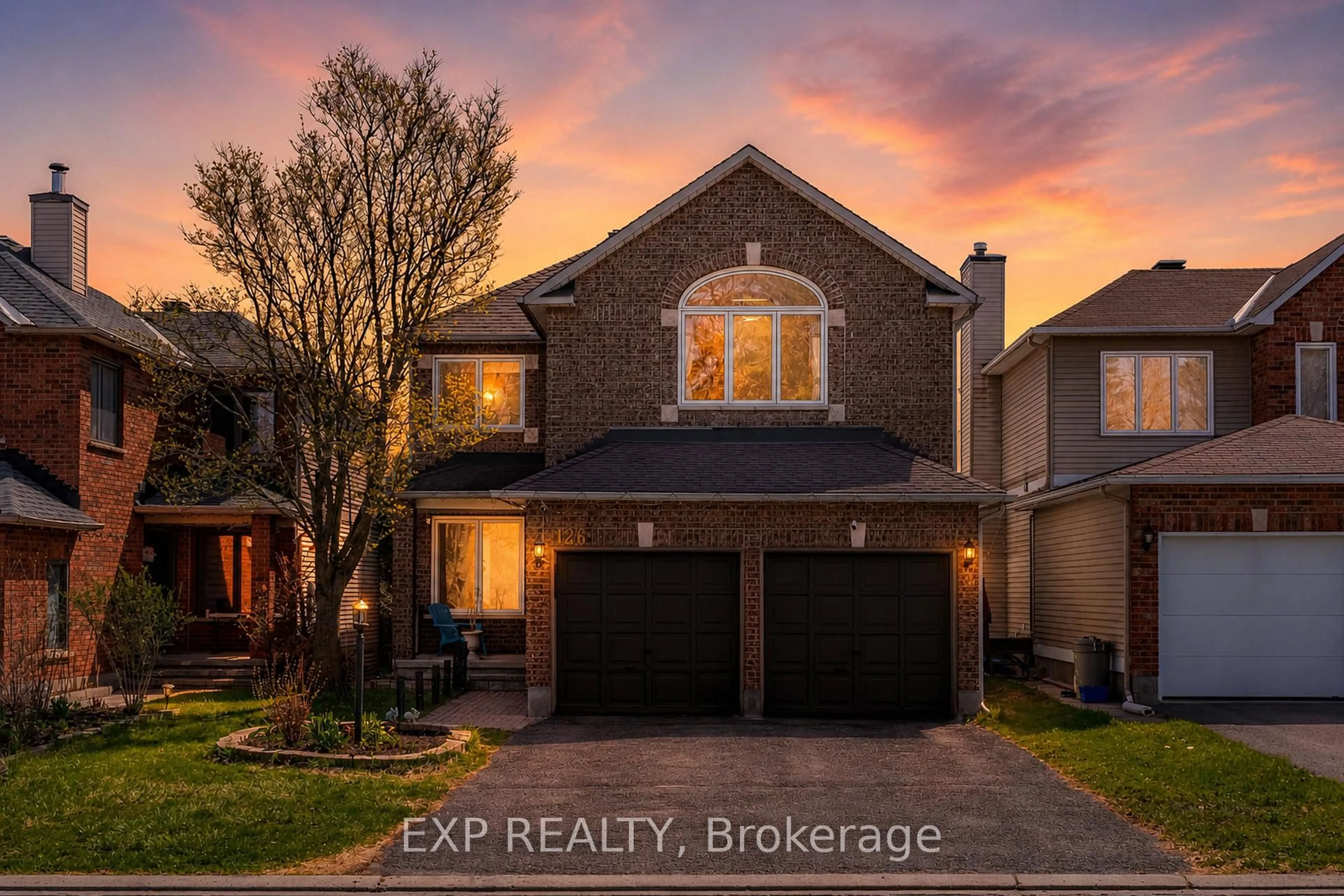 Home with brick exterior material, street for 126 Grenadier Way, Nepean Ontario K2J 4M1