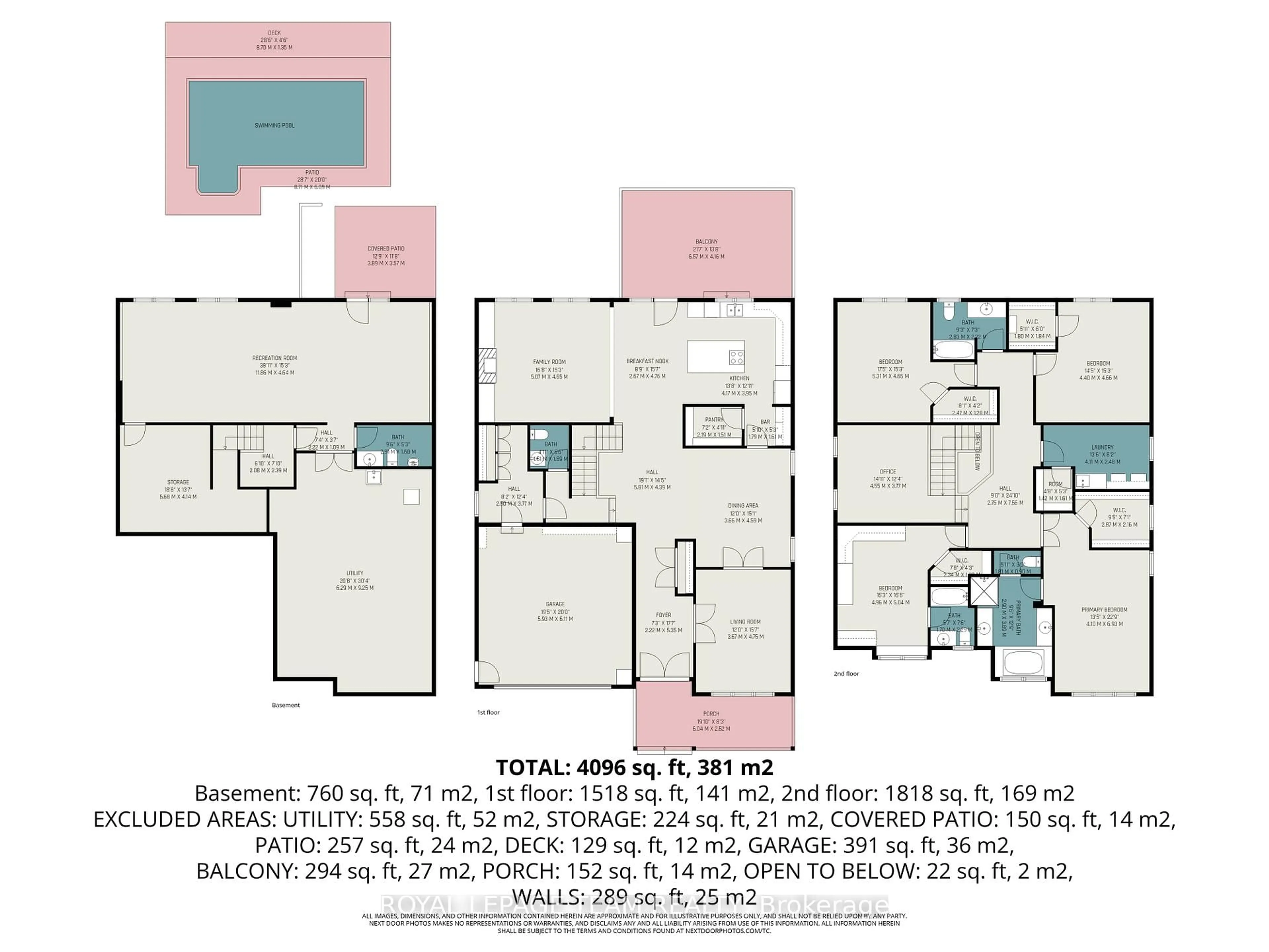Floor plan for 594 Overland Dr, Ottawa Ontario K2S 0T1