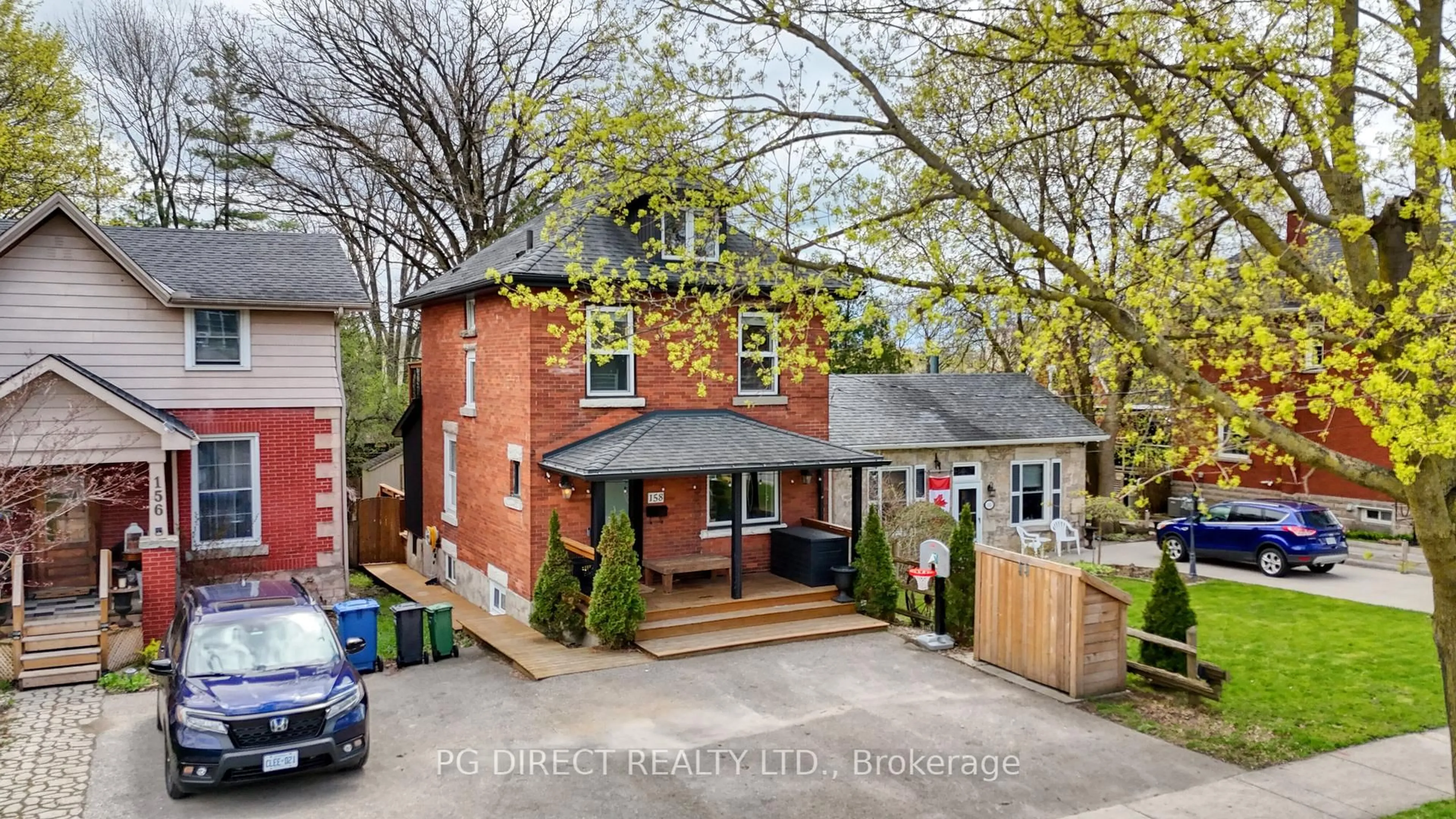 Home with brick exterior material, street for 158 Waterloo Ave, Guelph Ontario N1H 3J1