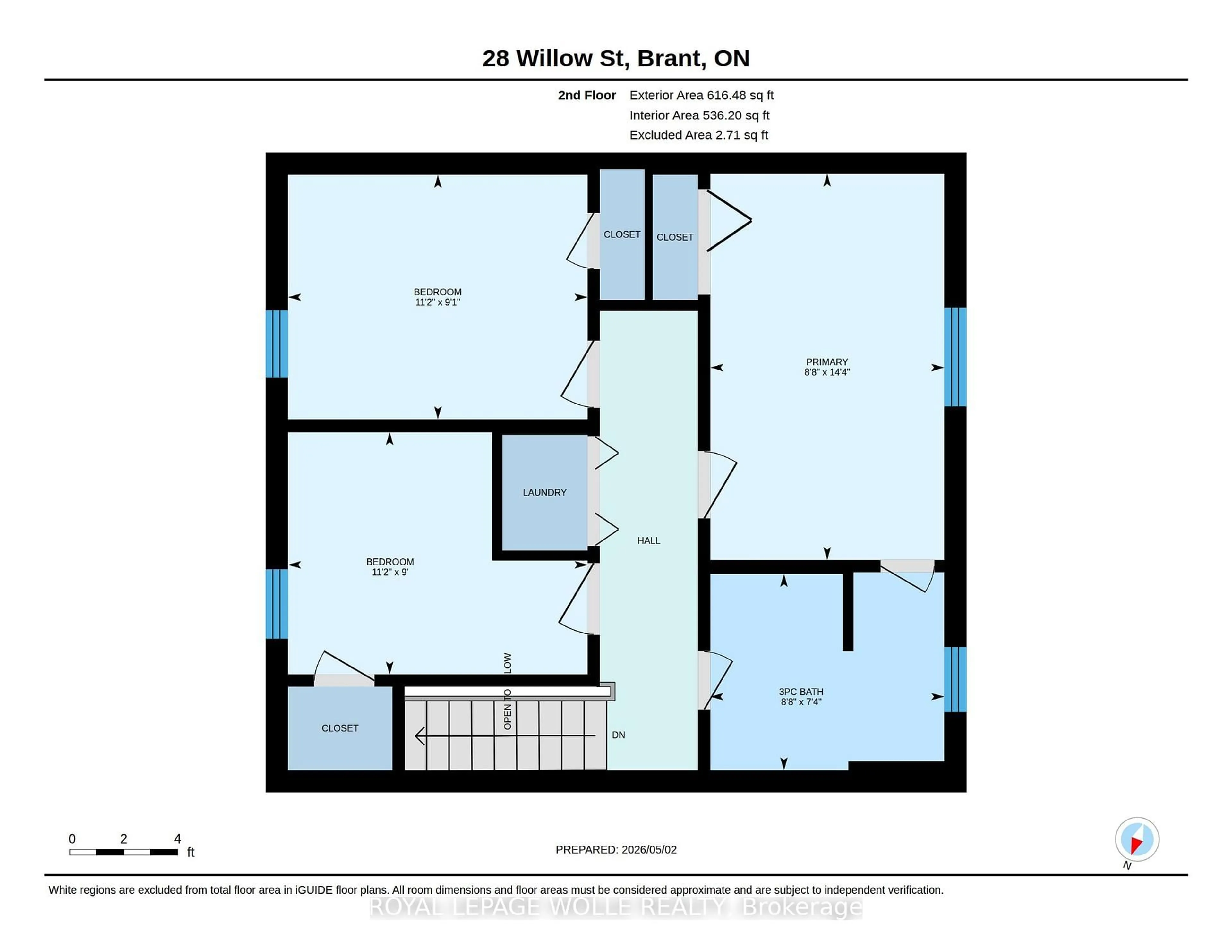 Floor plan for 28 Willow St, Brant Ontario N3L 2K6