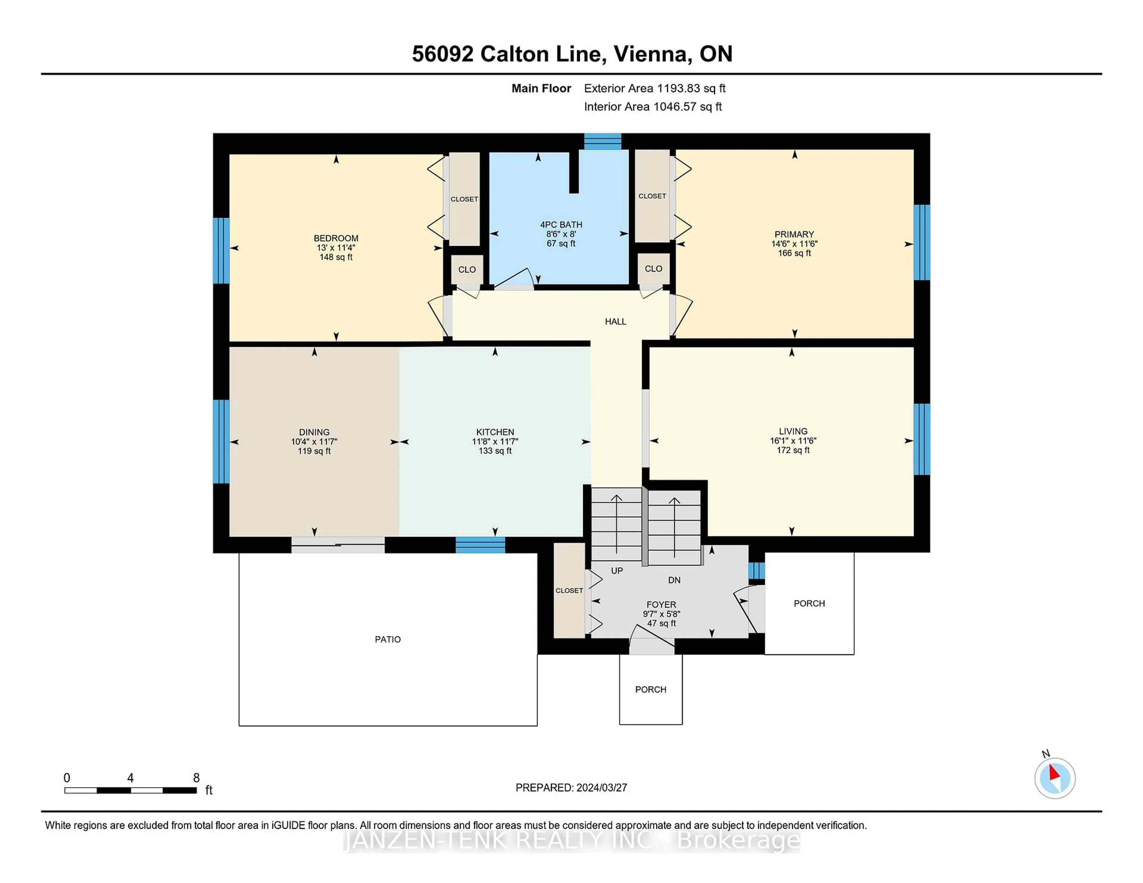 Floor plan for 56092 Calton Line, Bayham Ontario N0J 1Z0