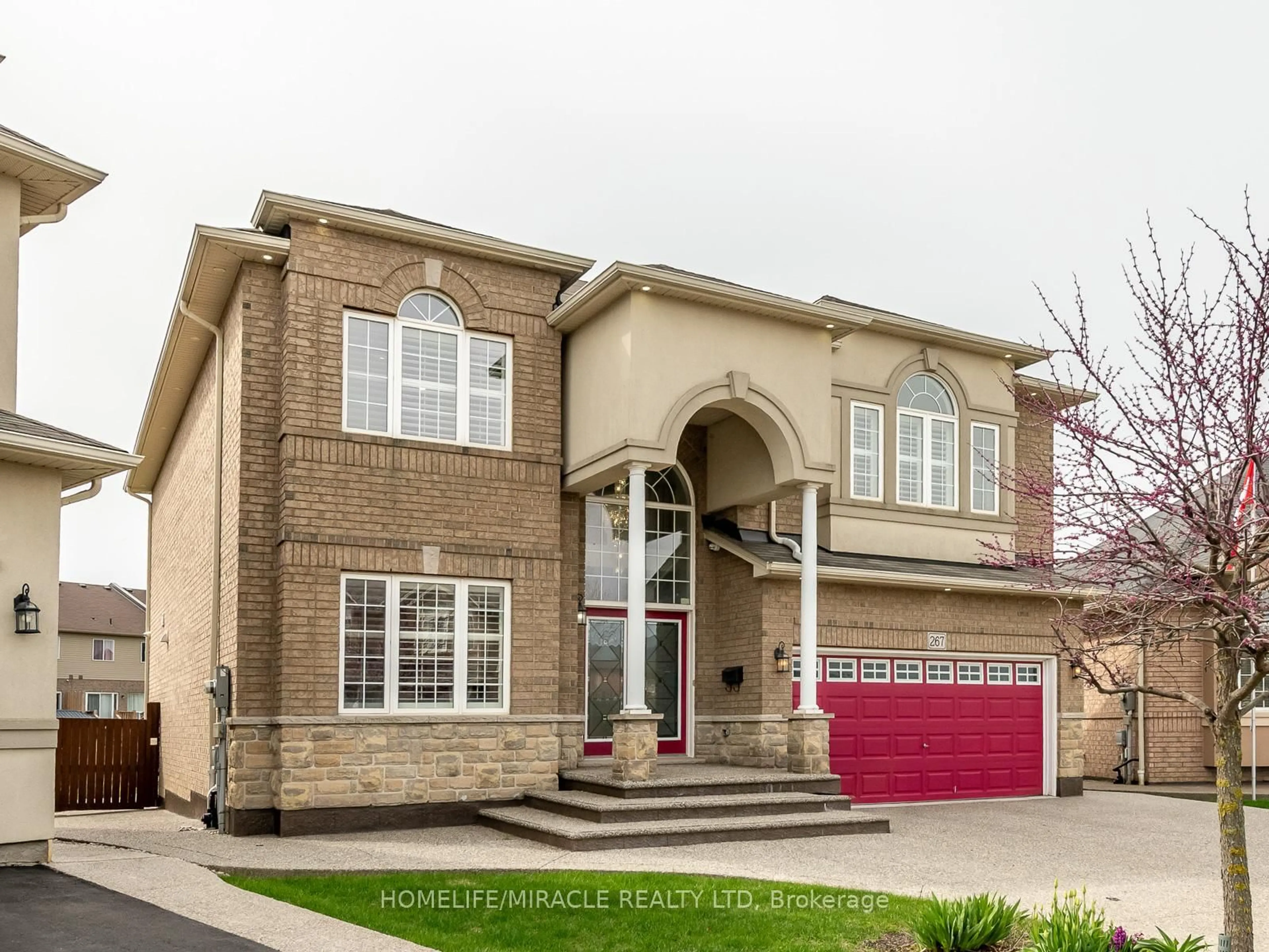 Home with brick exterior material, street for 267 Penny Lane, Hamilton Ontario L8J 0E5