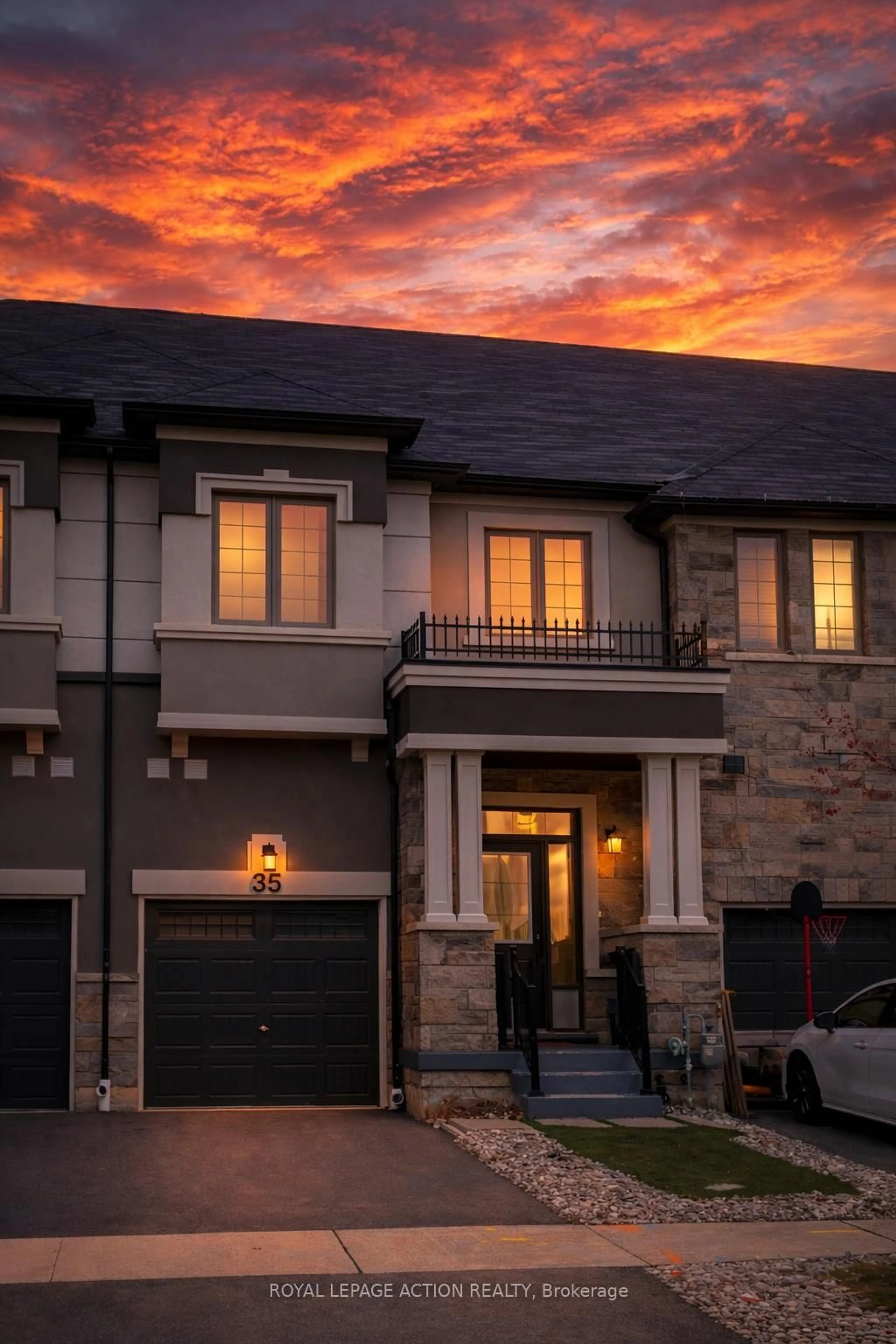 Home with brick exterior material, street for 35 Bilanski Farm Rd, Brantford Ontario N3S 0J7