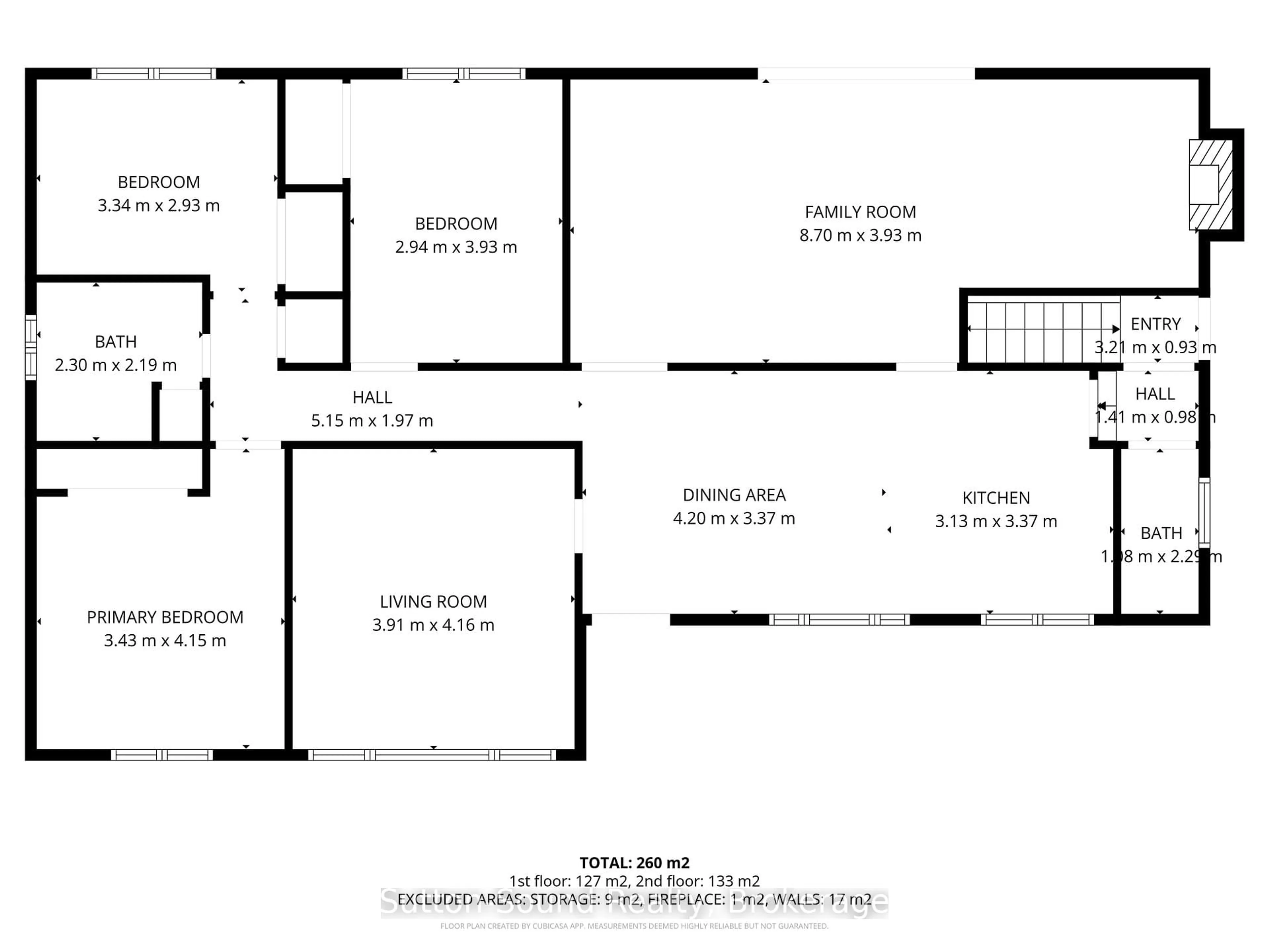 Floor plan for 335 Park St, Georgian Bluffs Ontario N4K 6V5