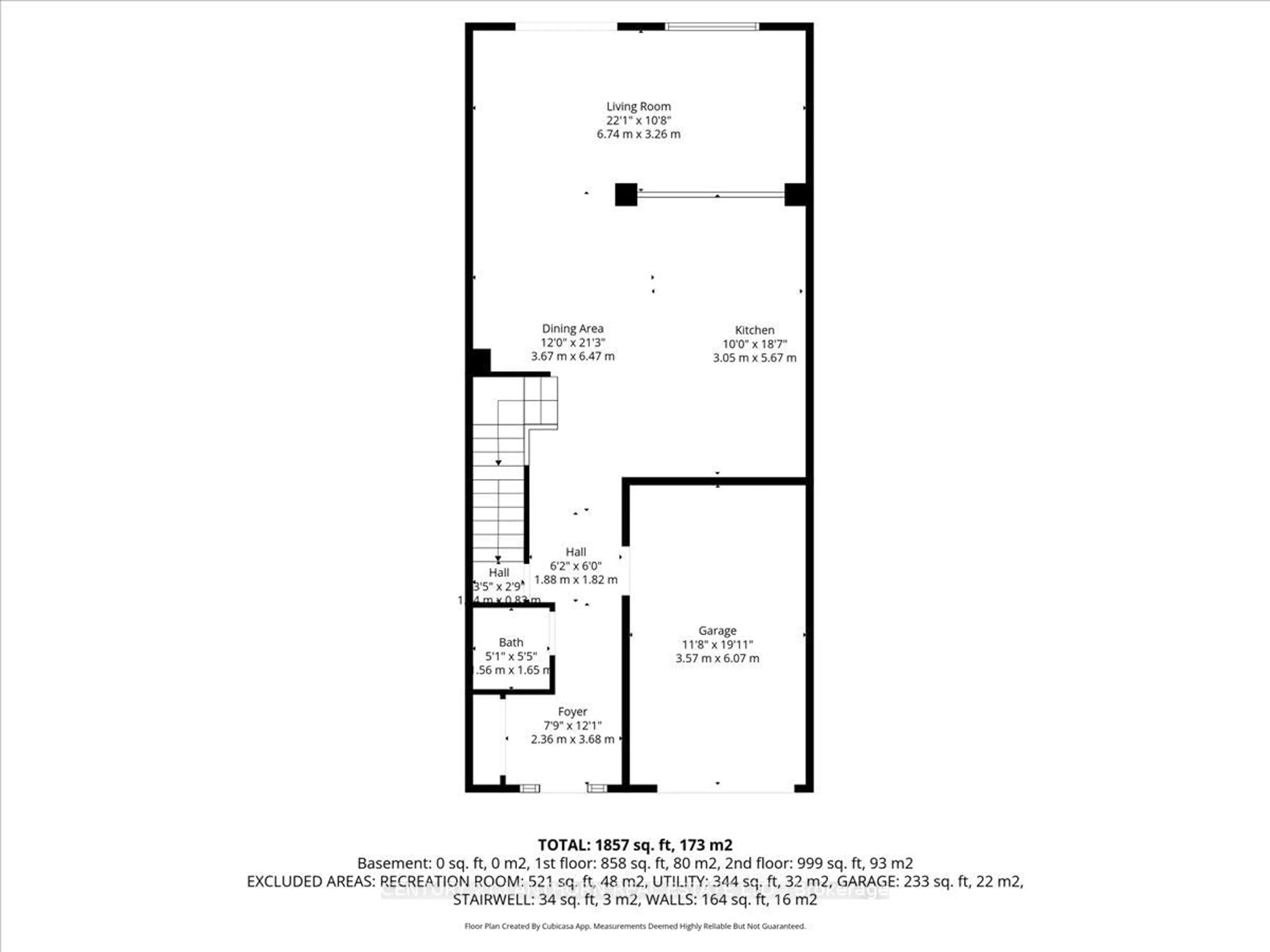 Floor plan for 75 Markland Ave, Prince Edward County Ontario K0K 2T0