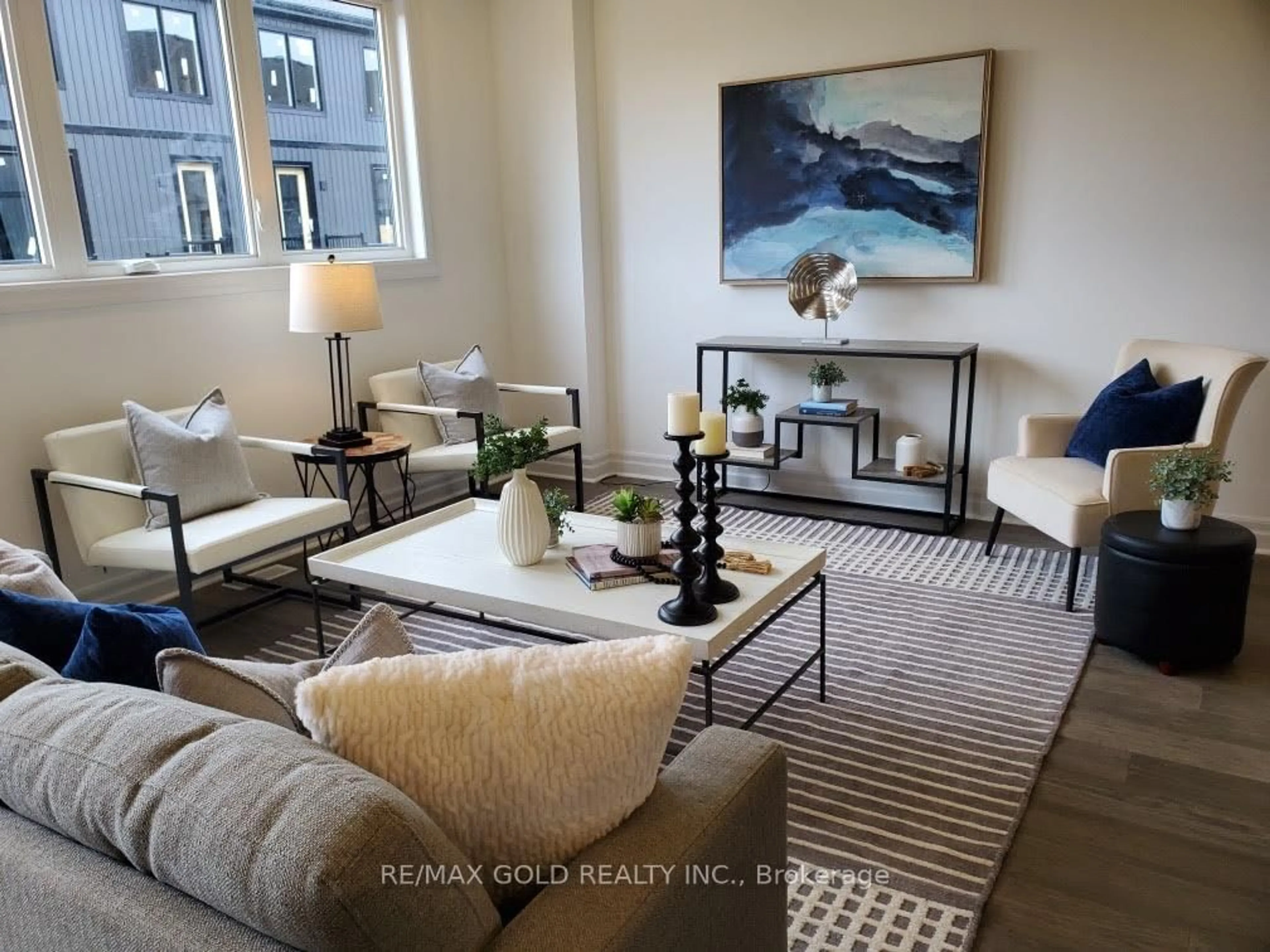 Living room with furniture, unknown for 7507 Splendour Dr, Niagara Falls Ontario L2H 2Y6