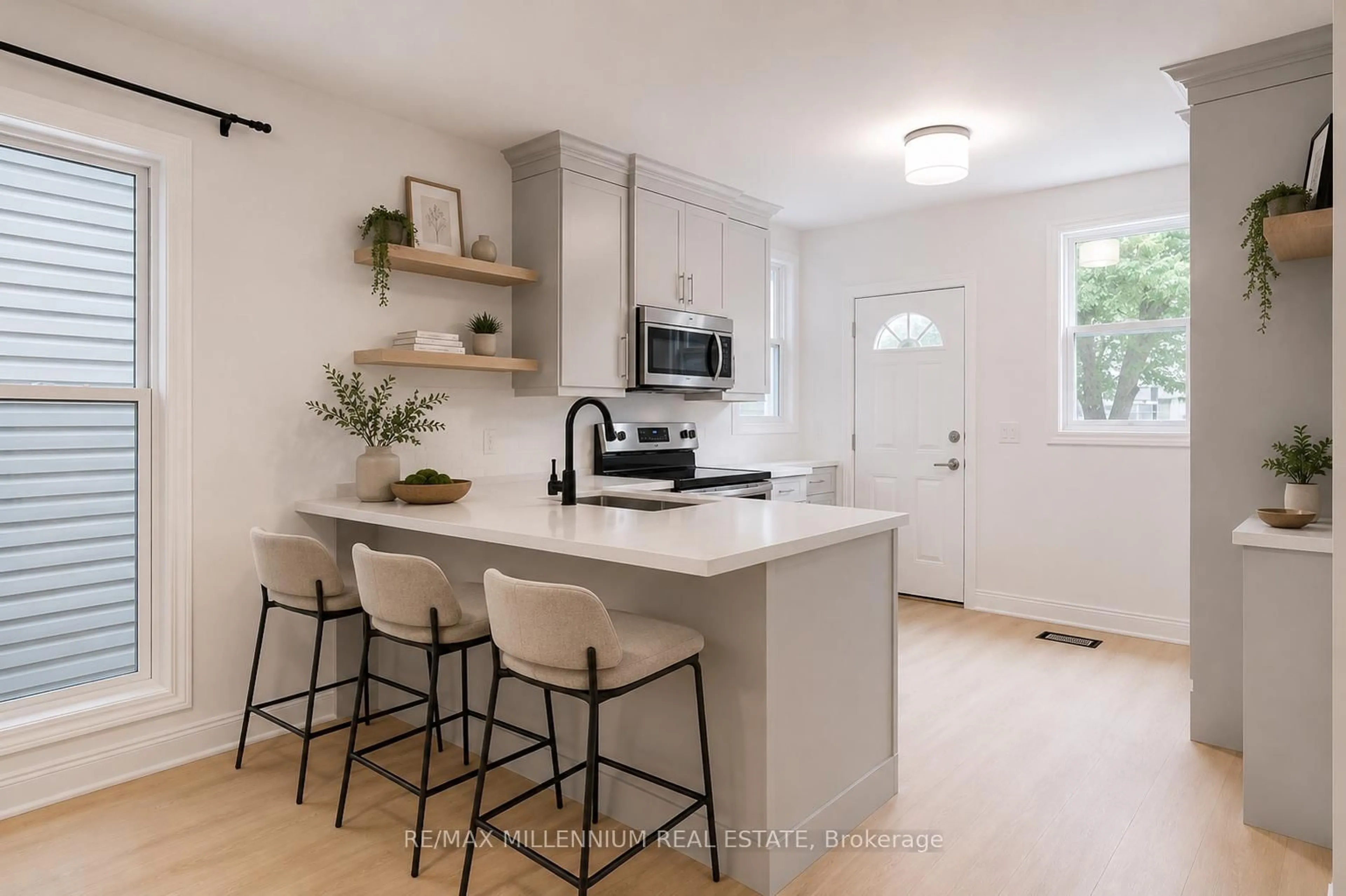 Open concept kitchen, unknown for 22 Francis St, Hamilton Ontario L8L 3V1
